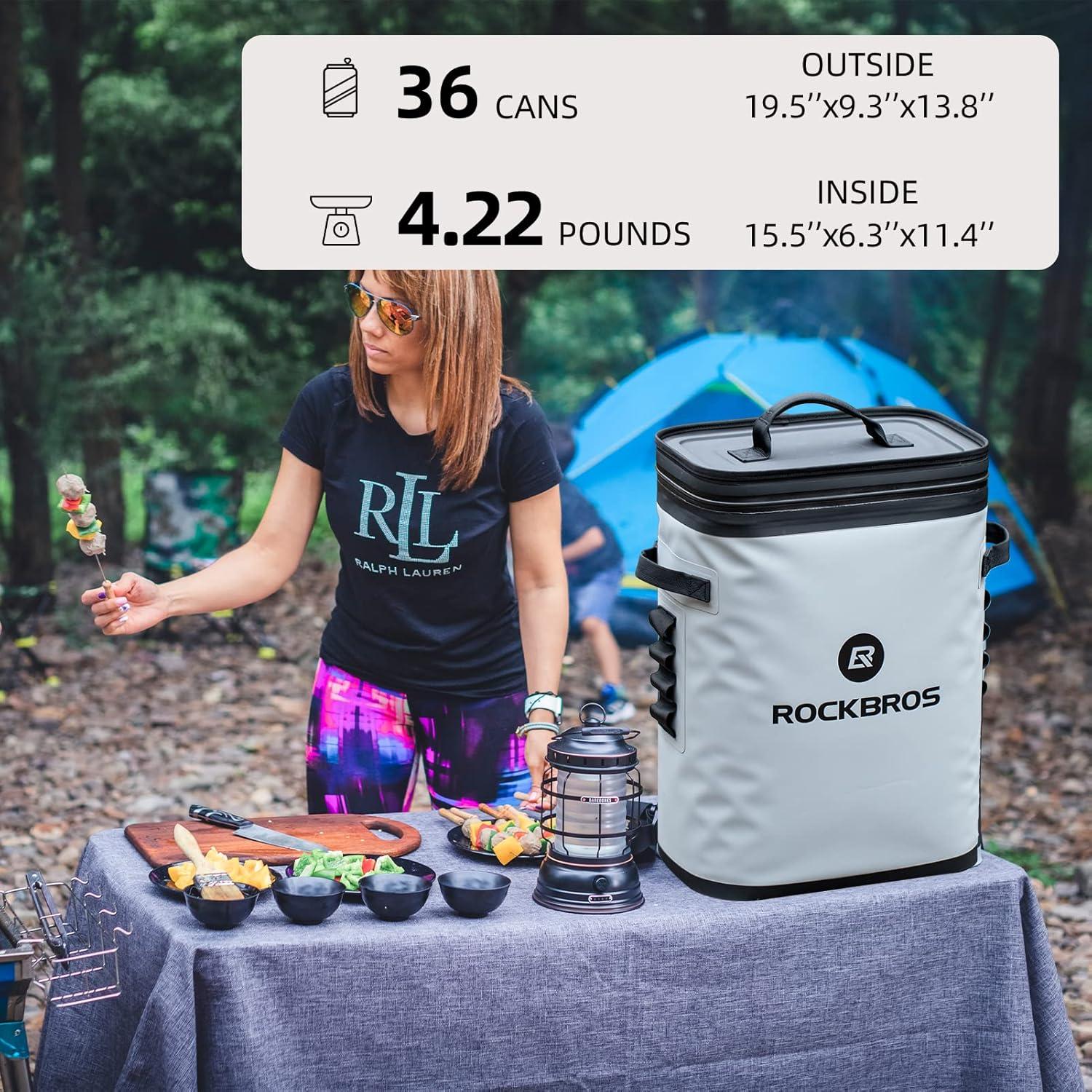 Mochila Enfriadora ROCKBROS 20L Impermeable Aislada 36 Latas