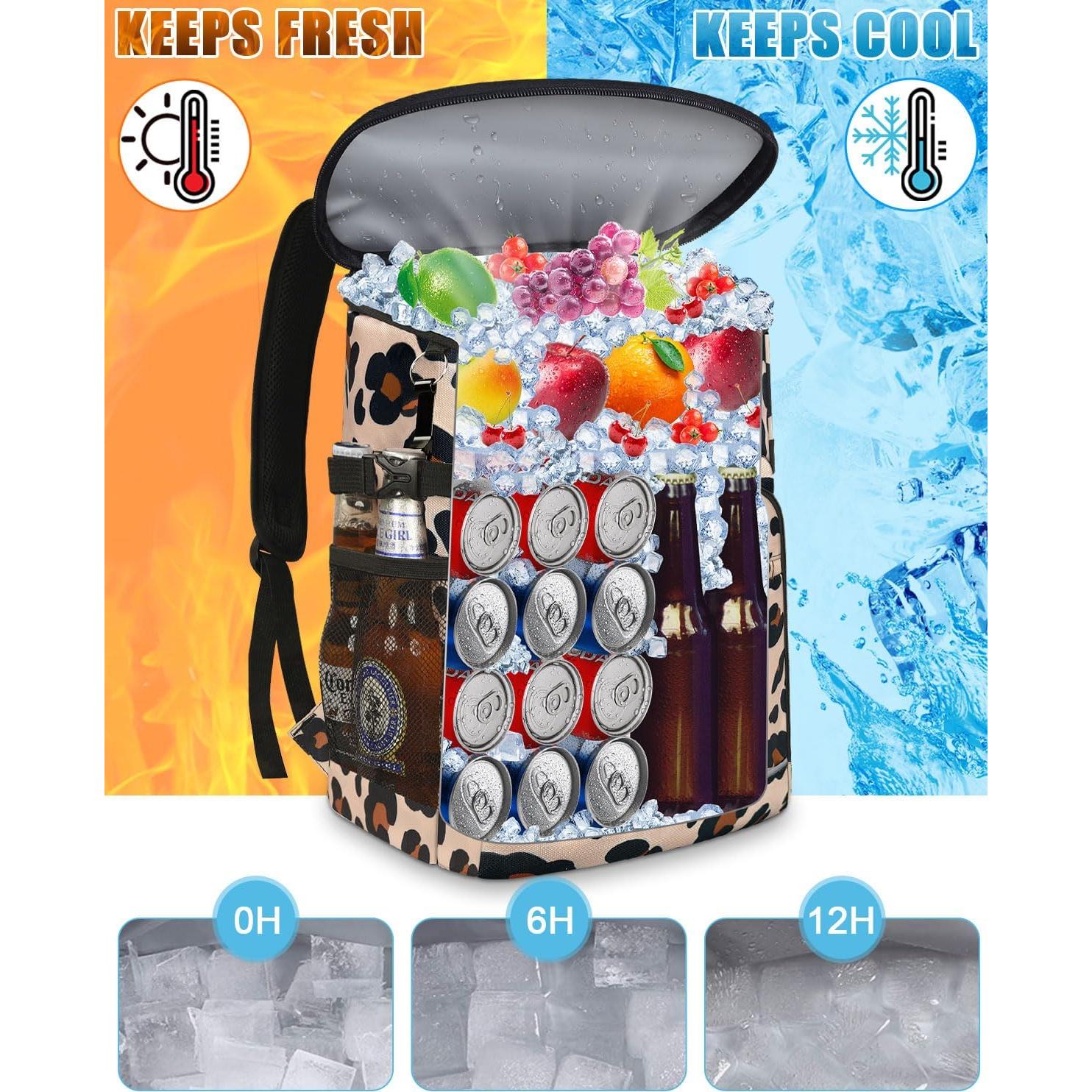 Mochila Cooler Aislada Capolo 30 Latas Impermeable para Playa