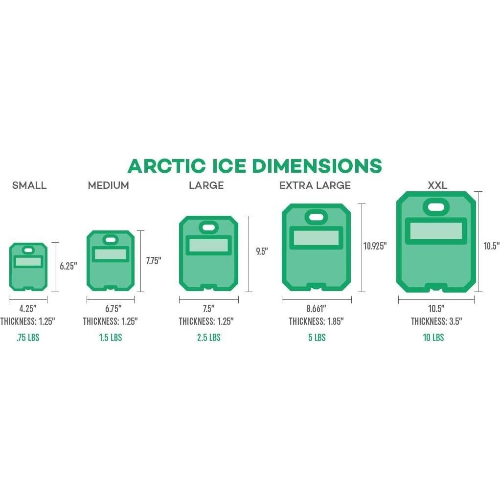 Paquete de Hielo Reutilizable Arctic Ice Alaskan 2 Pk 2.27 kg