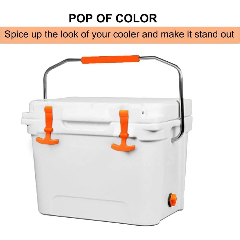 Repuestos Tapas Drenaje MANWU para Cooler YETI RTIC Naranjas