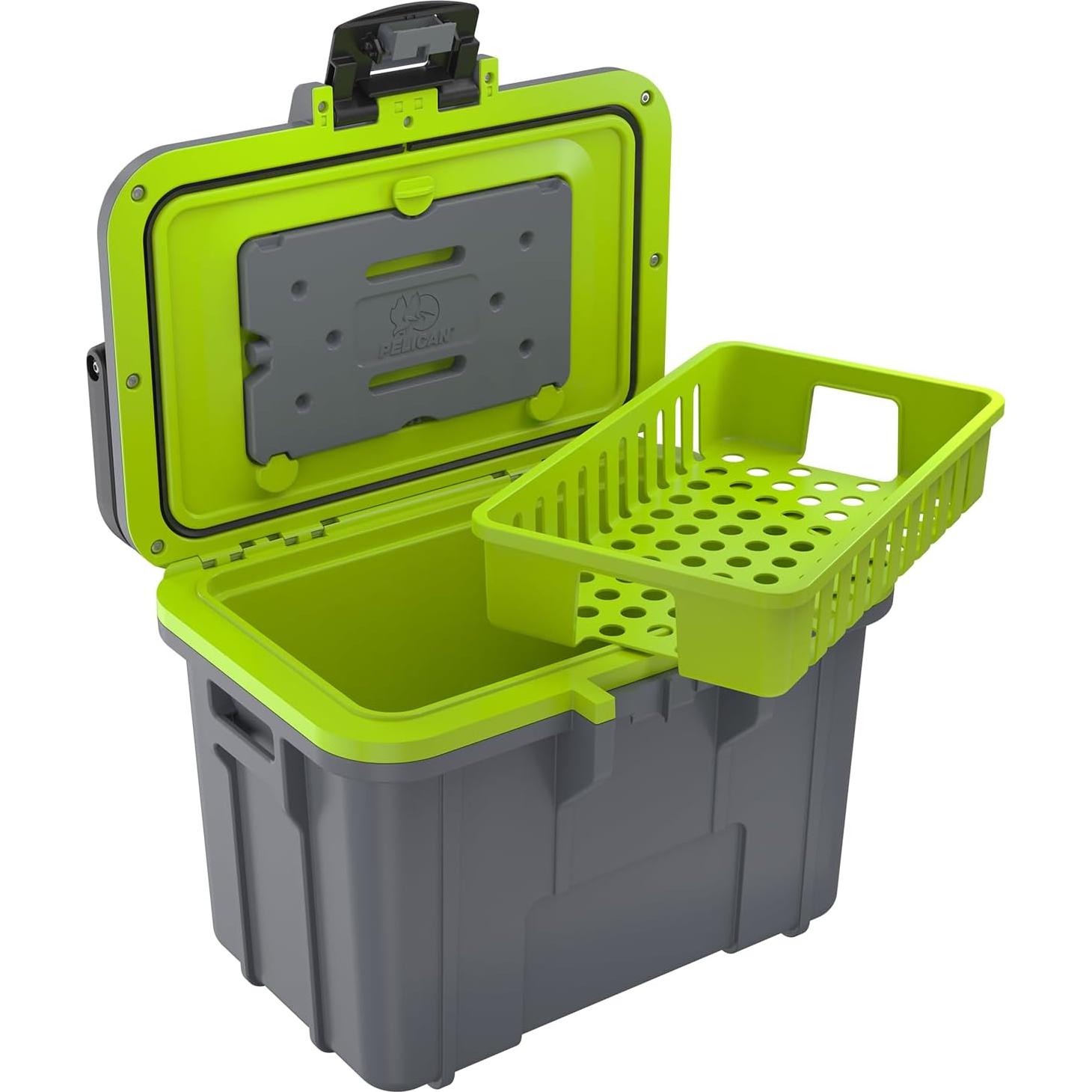 Nevera Térmica Personal Pelican 8QT Gris Verde 7.57L