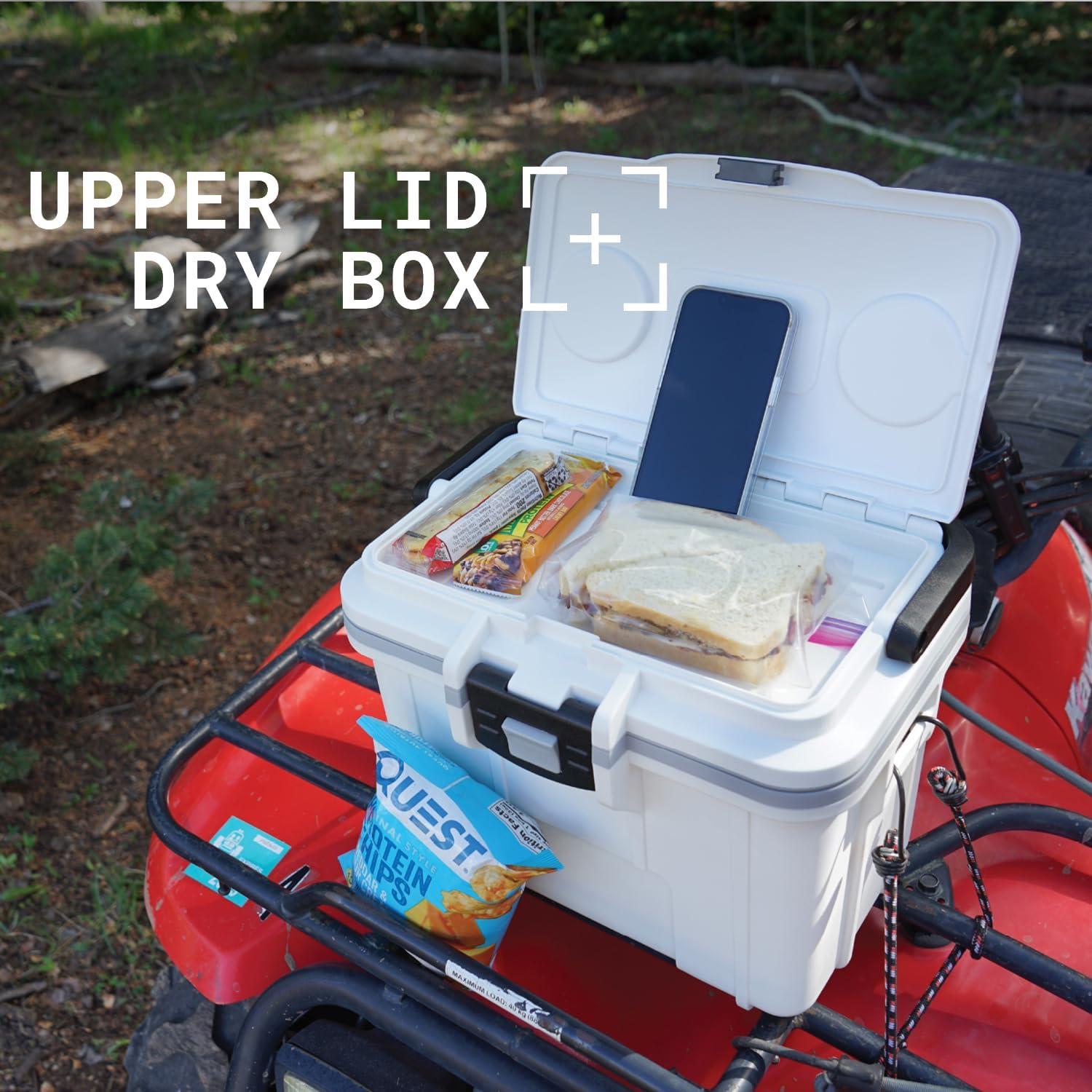 Nevera Térmica Personal Pelican 8QT Gris Verde 7.57L