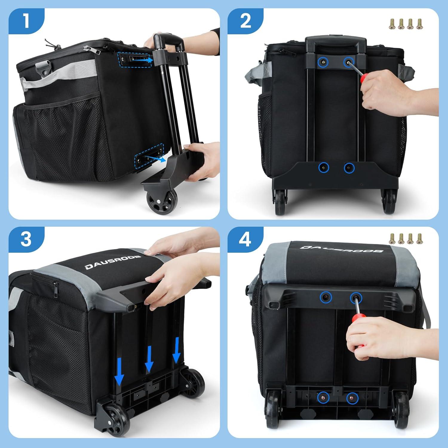 Enfriador Rodante DAUSROOB 28L Aislado y a Prueba de Fugas