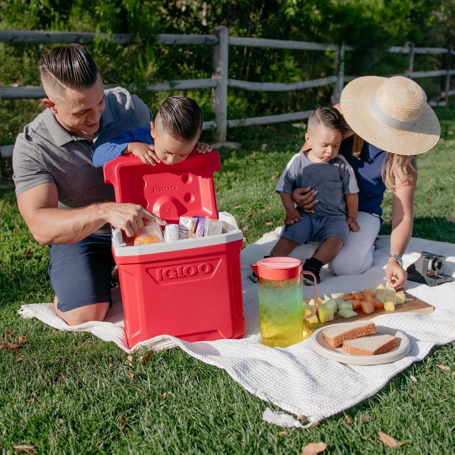 Nevera Portátil Igloo Perfil II 28 Qt Aislada con Ruedas