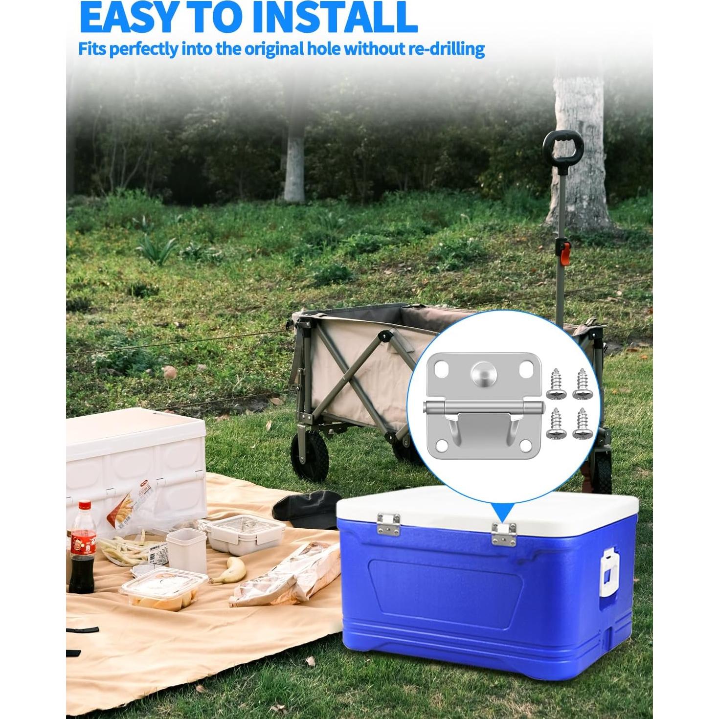 Reemplazo de Bisagra de Acero Inoxidable OXDFK para Cooler