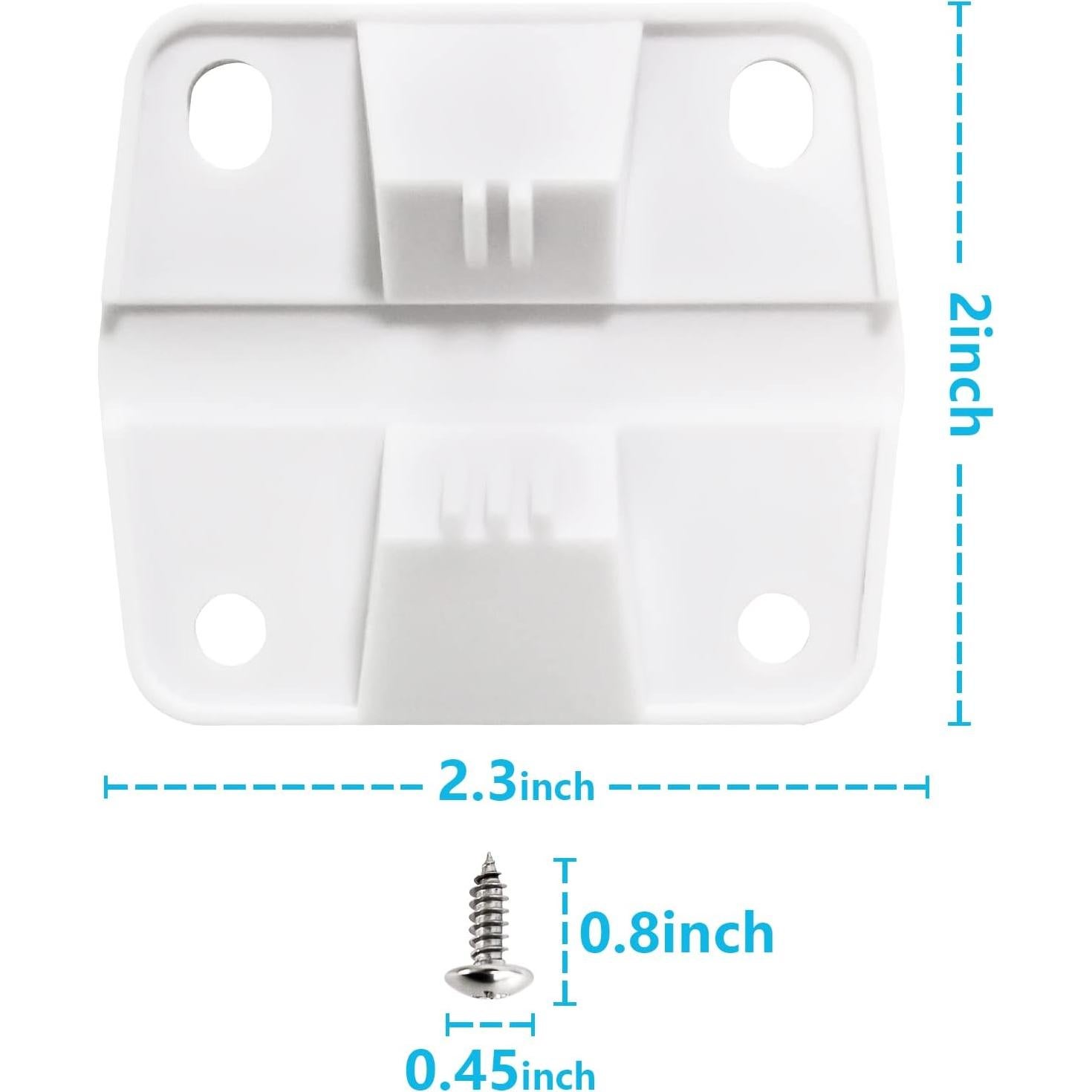 Kit de Bisagras de Reemplazo RO6G para Enfriadores Coleman - 4 Piezas