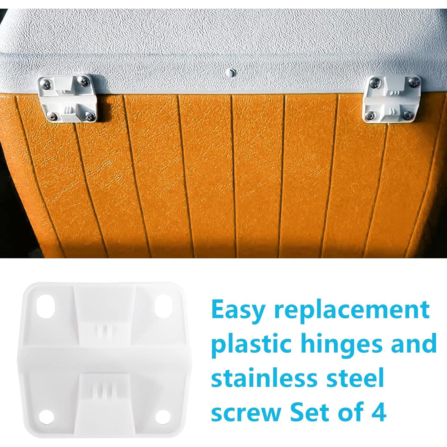 Kit de Bisagras de Reemplazo RO6G para Enfriadores Coleman - 4 Piezas