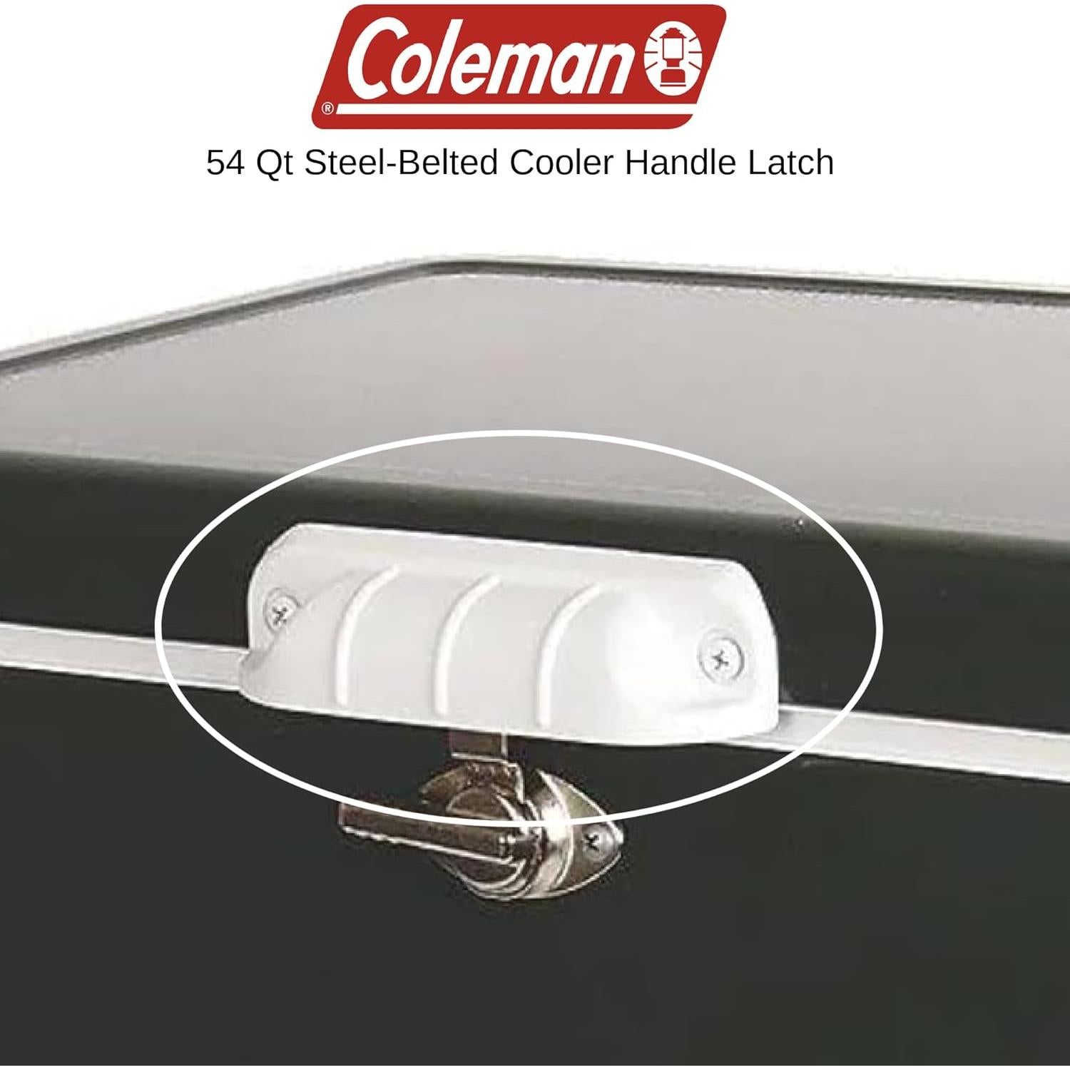 Pestillo de Manija Coleman para Enfriadores 54 Qt Blanco