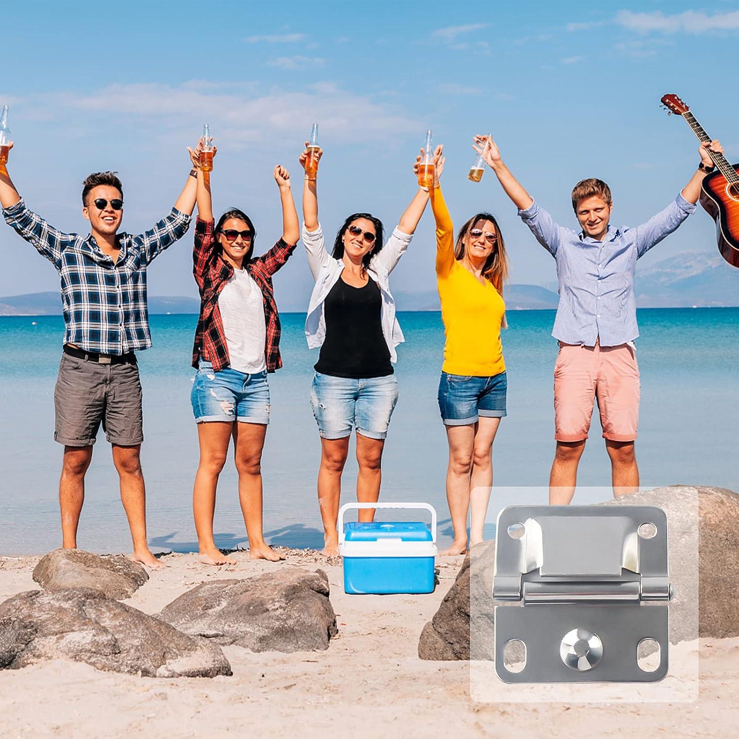 Bisagras de Acero Inoxidable Pokin para Cooler Coleman - 2 Unidades