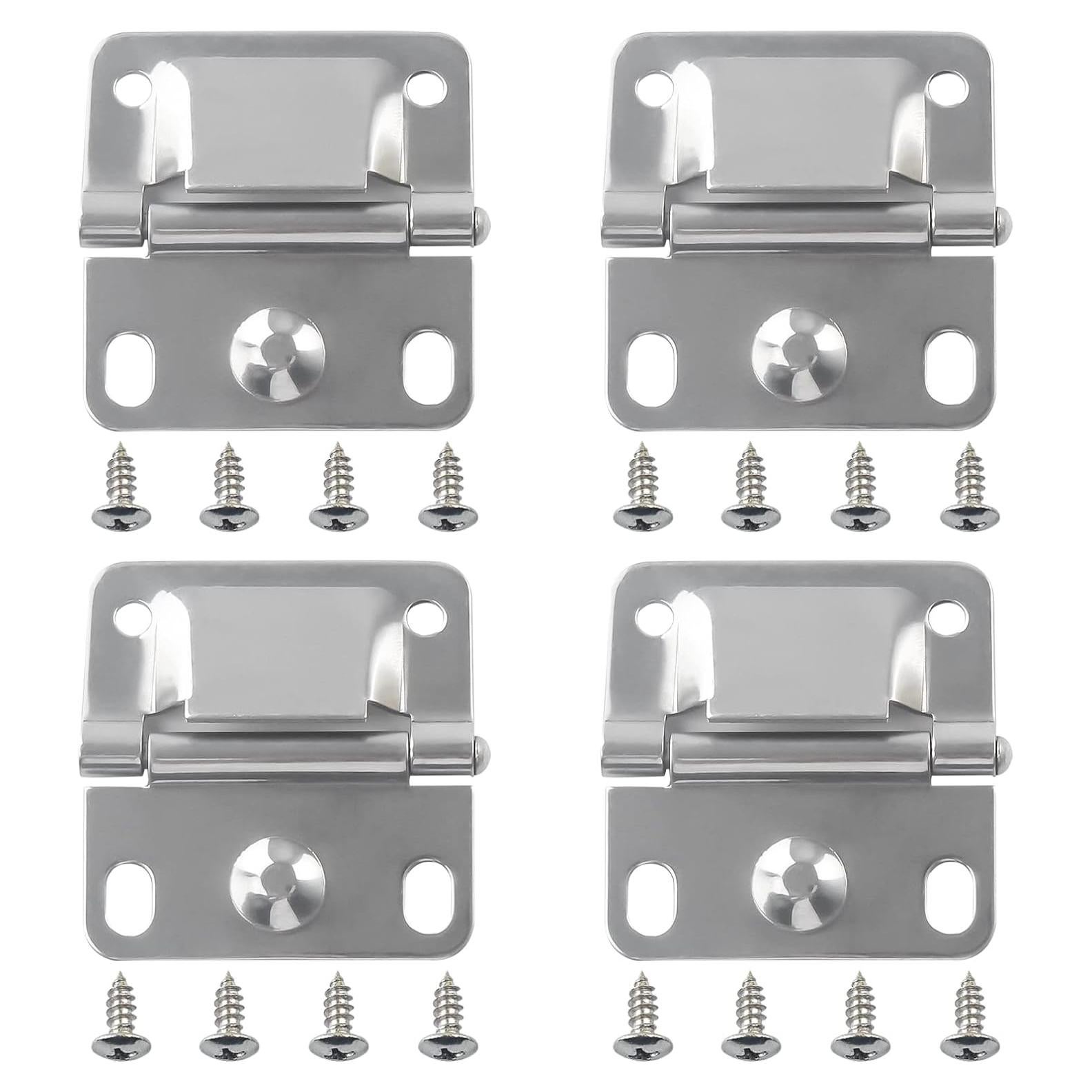 Juego de bisagras de acero inoxidable Pokin para enfriadores
