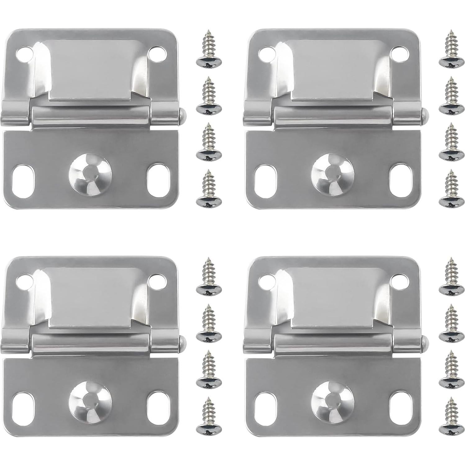 Juego de bisagras de acero inoxidable Pokin para enfriadores