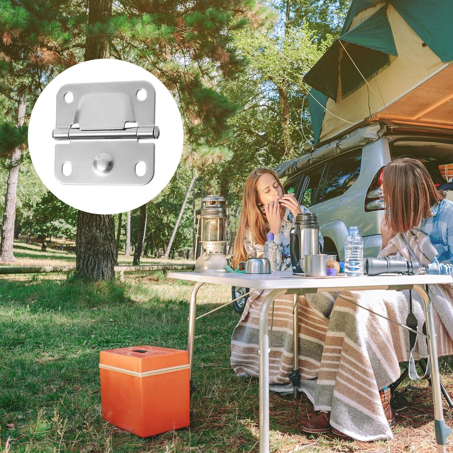 2 Bisagras de Acero Inoxidable Gosknor para Cooler 5.2x4.7cm