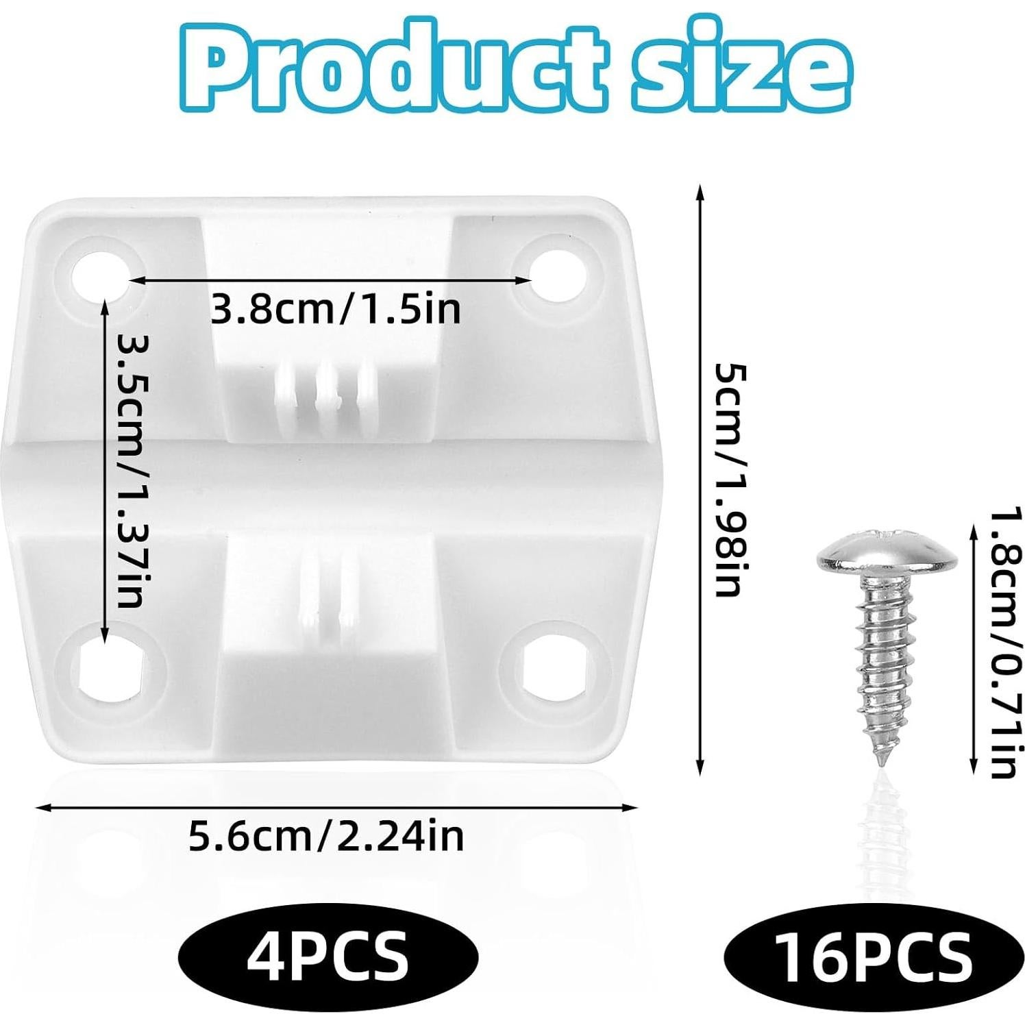 Kit de Bisagras de Reemplazo para Enfriador Coleman Gosknor