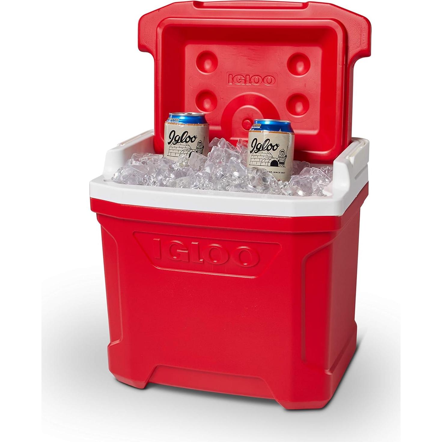 Nevera de almuerzo Igloo Profile II 16 Qt Roja Aislada
