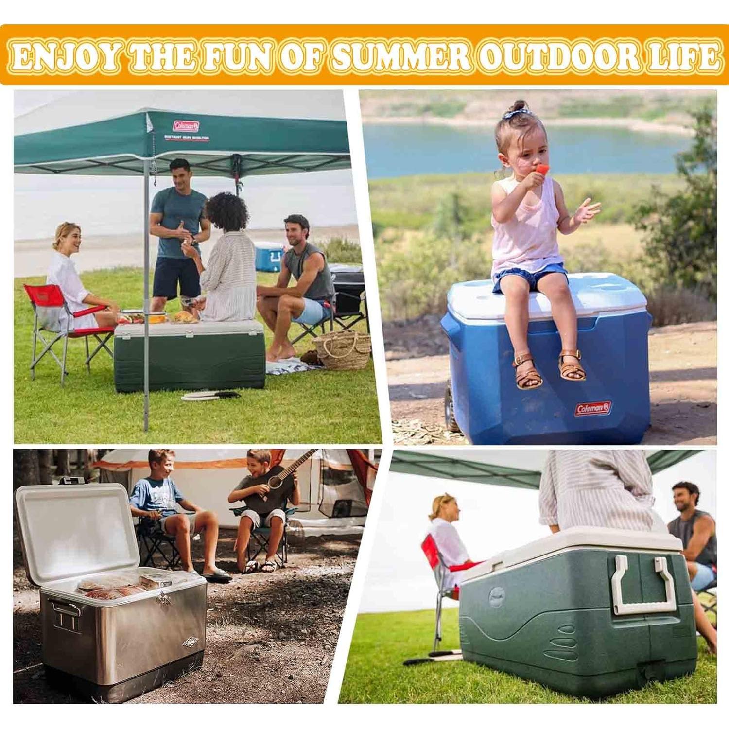 Bisagras de plástico para enfriadores Coleman 5226-5299 - 2 unidades