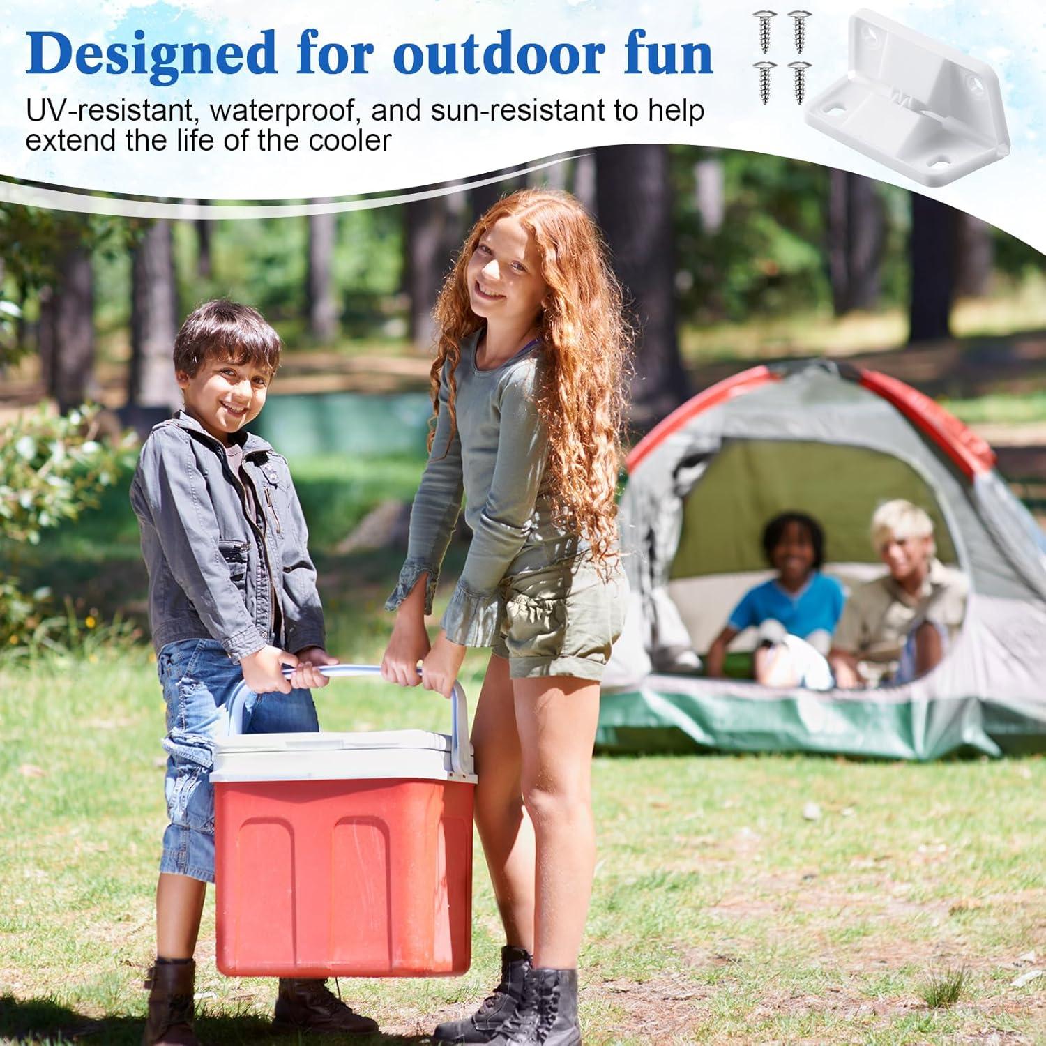 Kit de 12 Bisagras de Enfriador Landical con Tornillos