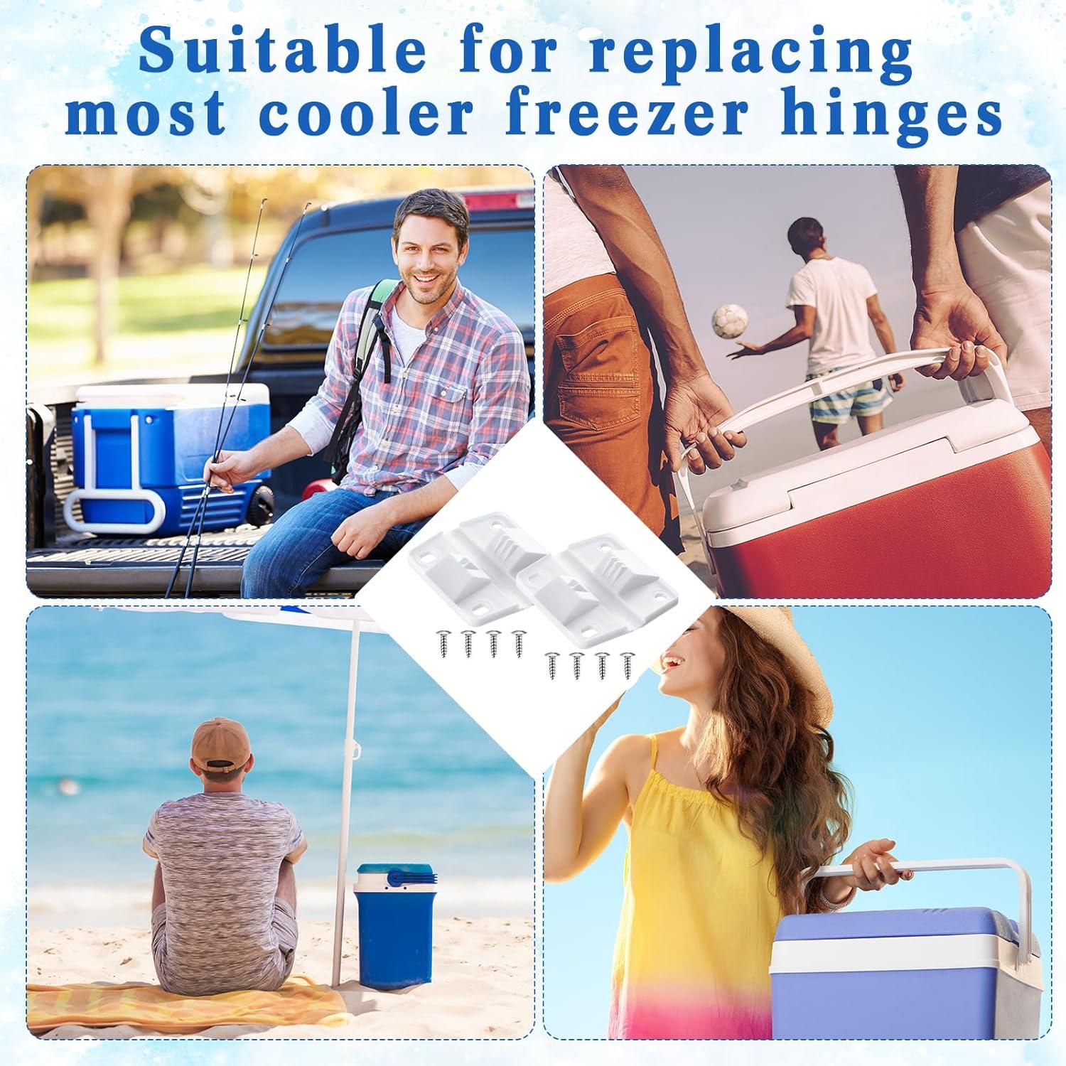 Kit de 12 Bisagras de Enfriador Landical con Tornillos