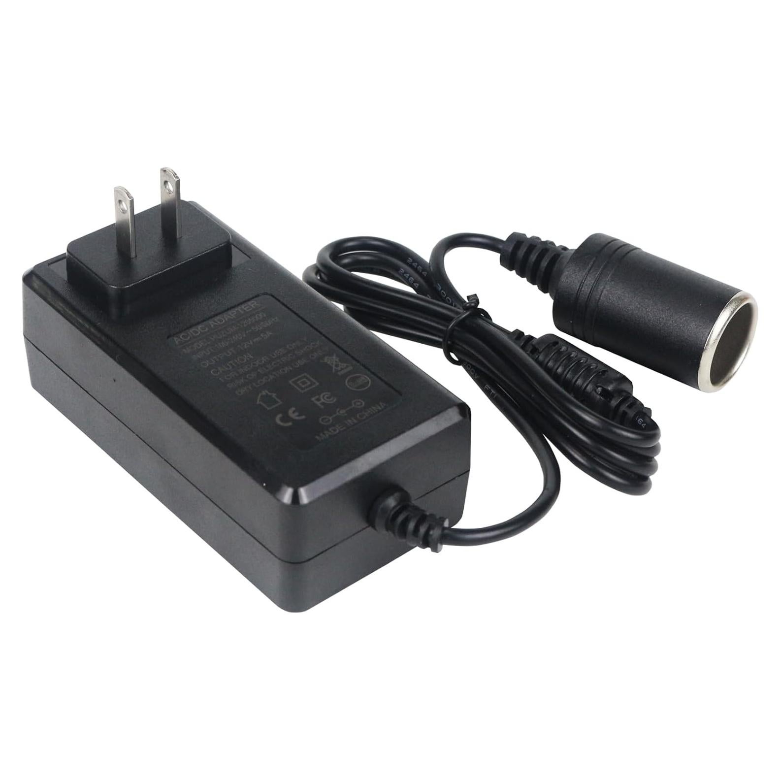 12 Volt Coleman Power Supply Adaptor for Thermoelectric Hot/Cold Cooler, Power Adaptor Plugs into Outlets, Ideal for Camping Home Office Dorm or Vehicle Use