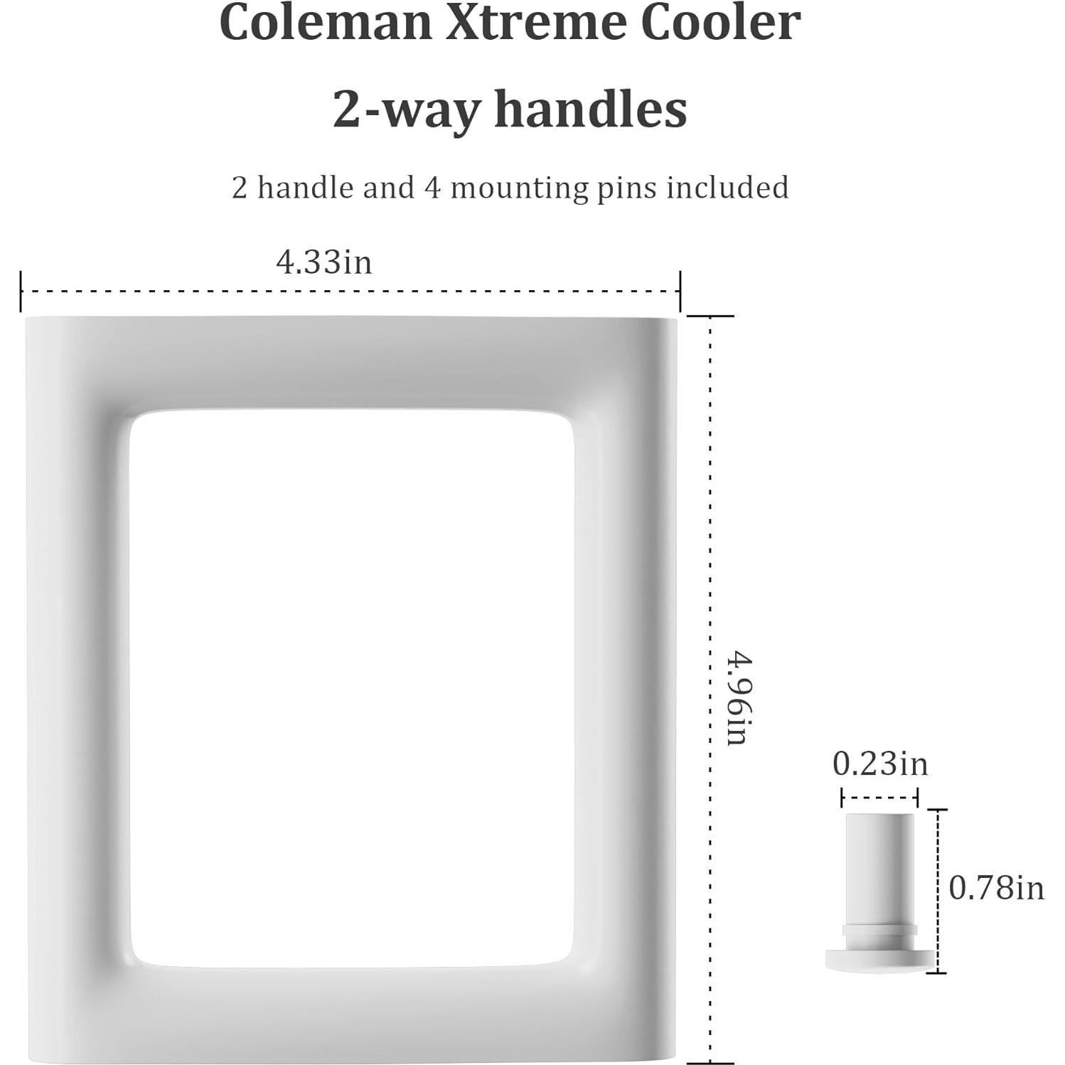 Mango de Repuesto para Cooler Coleman LBB-Parts - 2 Piezas