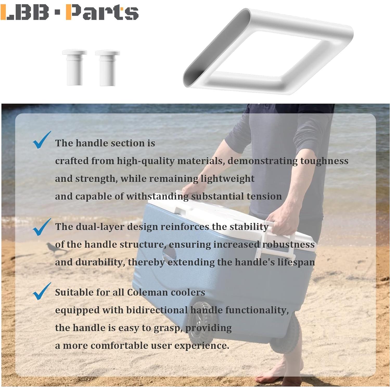 Mango de Repuesto para Cooler Coleman LBB-Parts - 2 Piezas