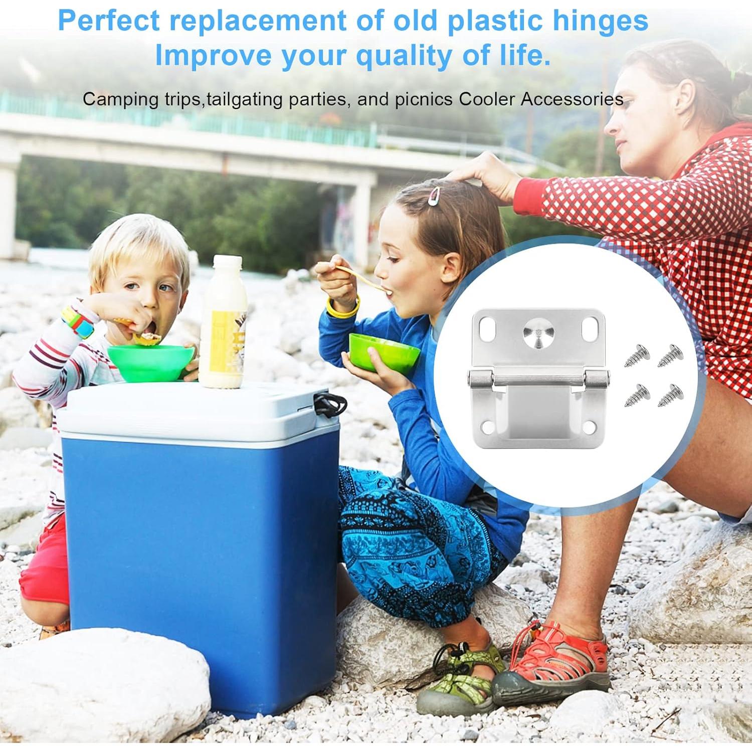 Bisagras de Reemplazo para Enfriador Coleman Kscjdg - Acero Inoxidable