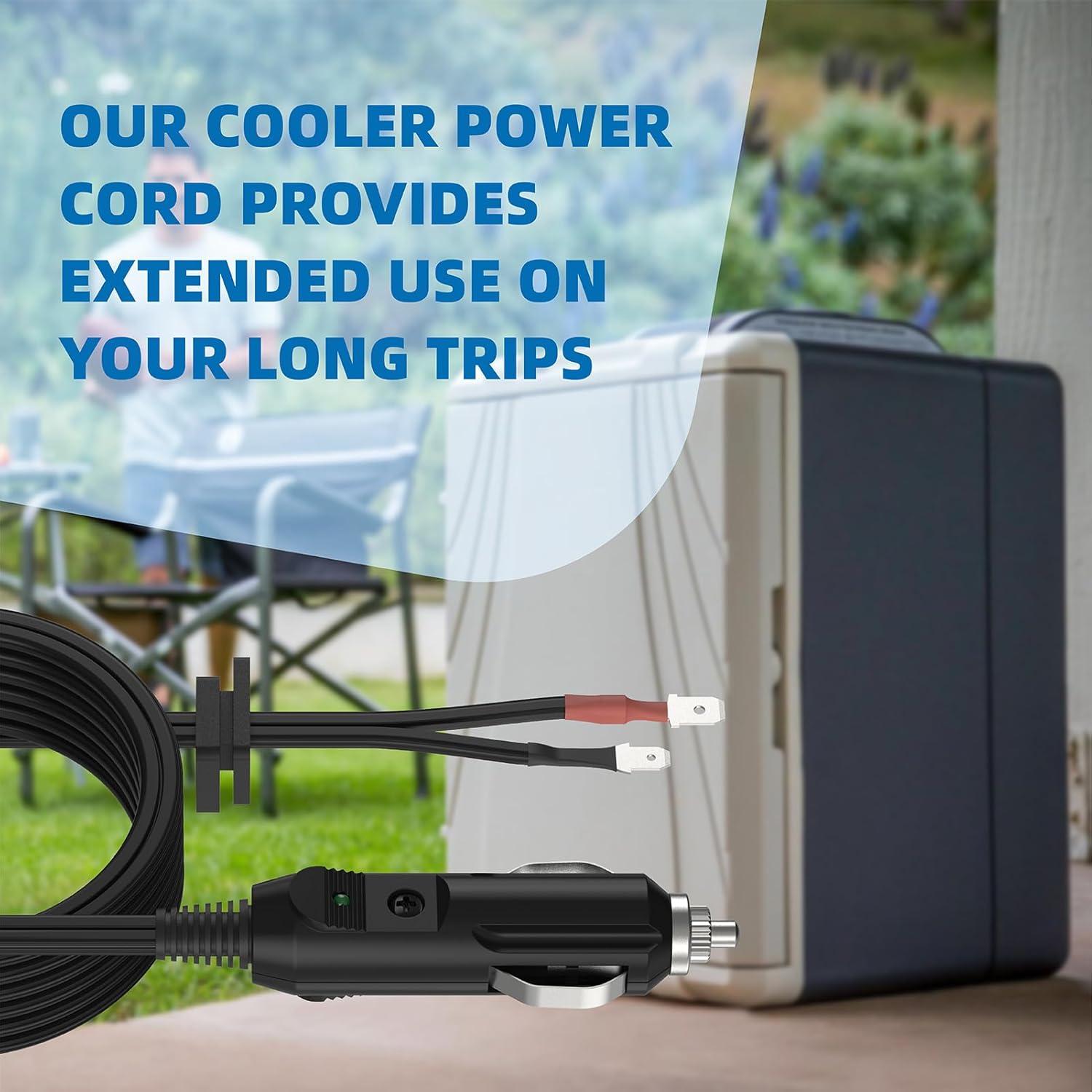 Adaptador de Cable de Alimentación 12V Coleman 2.44m con Fusible