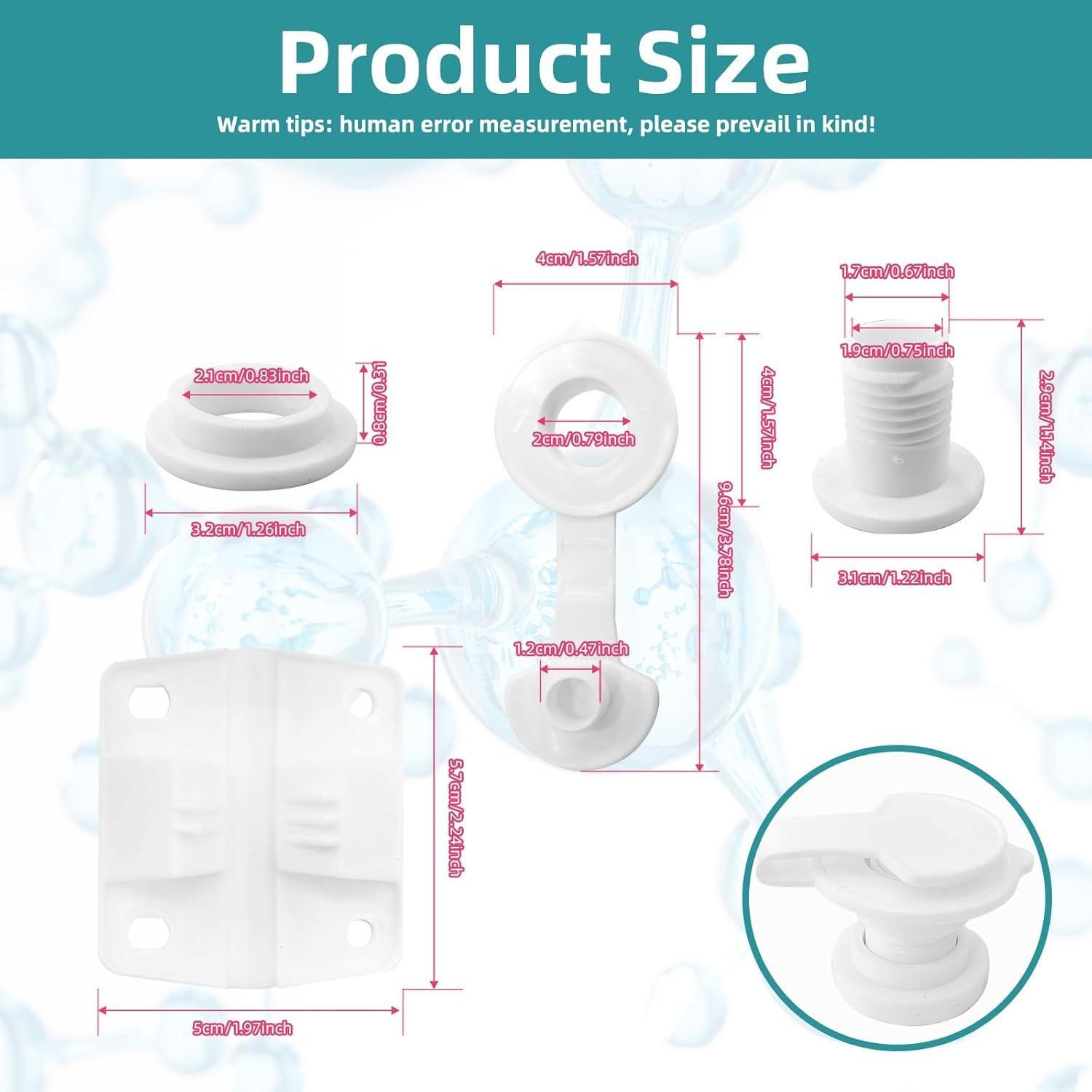 Kit de Reemplazo de Tapón de Drenaje GLSJA para Neveras Coleman