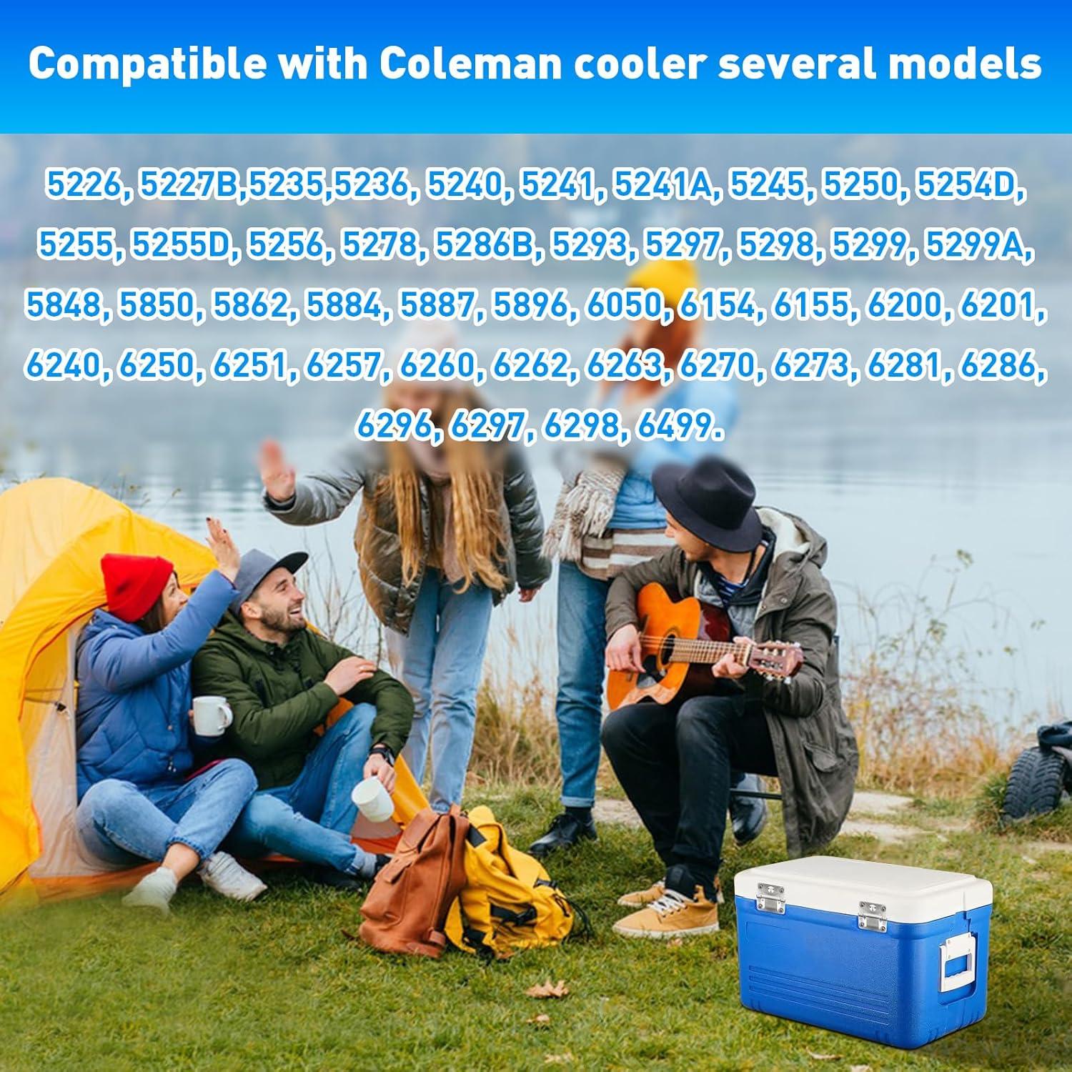 Bisagras de Acero Inoxidable GEAIN para Cooler Coleman - 2 Unidades