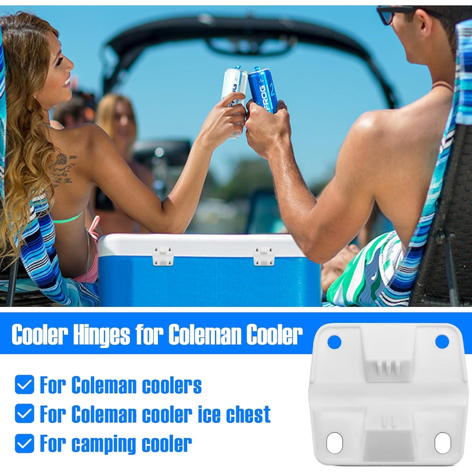 Bisagras de Reemplazo para Enfriador Coleman Xtreme - 6 Piezas