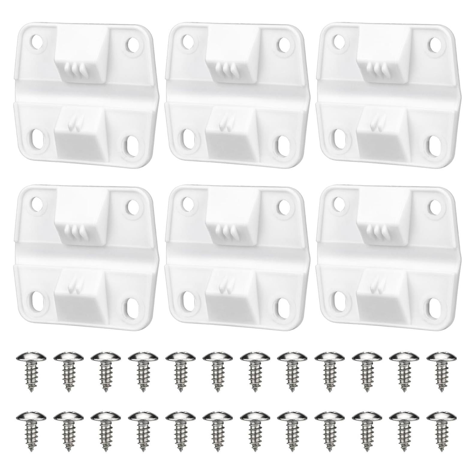 Bisagras de Cooler Ancable - 6 Piezas de Plástico con Tornillos