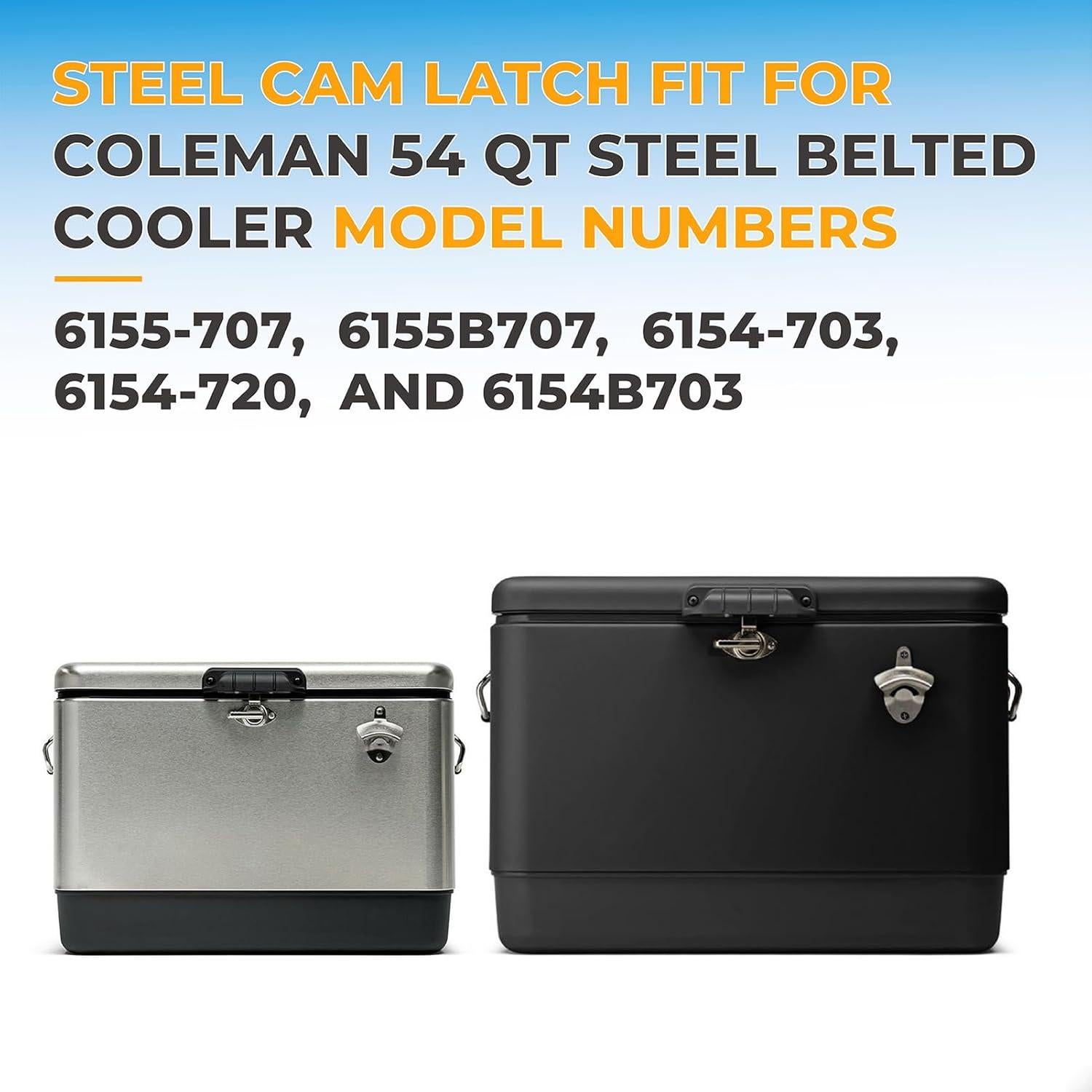 Cierre de Cámara de Acero Inoxidable Pokin para Nevera Coleman 54 Qt