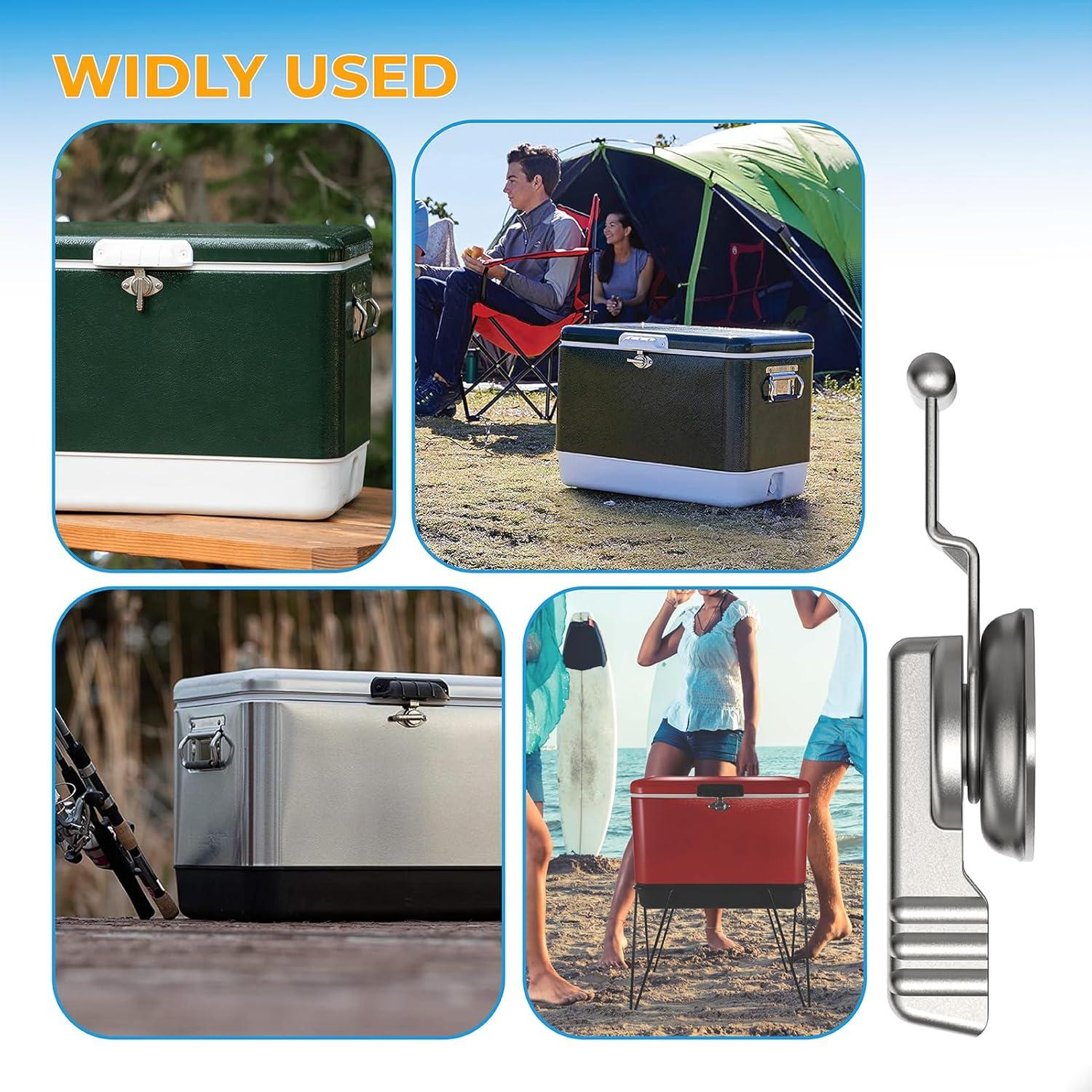 Cierre de Cámara de Acero Inoxidable Pokin para Nevera Coleman 54 Qt