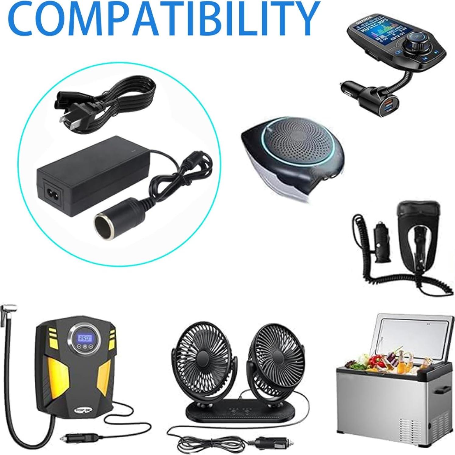 Adaptador de Corriente 12V Coleman - Convertidor AC-DC para Camping