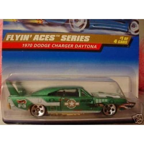 Hot Wheels Mattel 1998 1:64 Dodge Charger Daytona Verde
