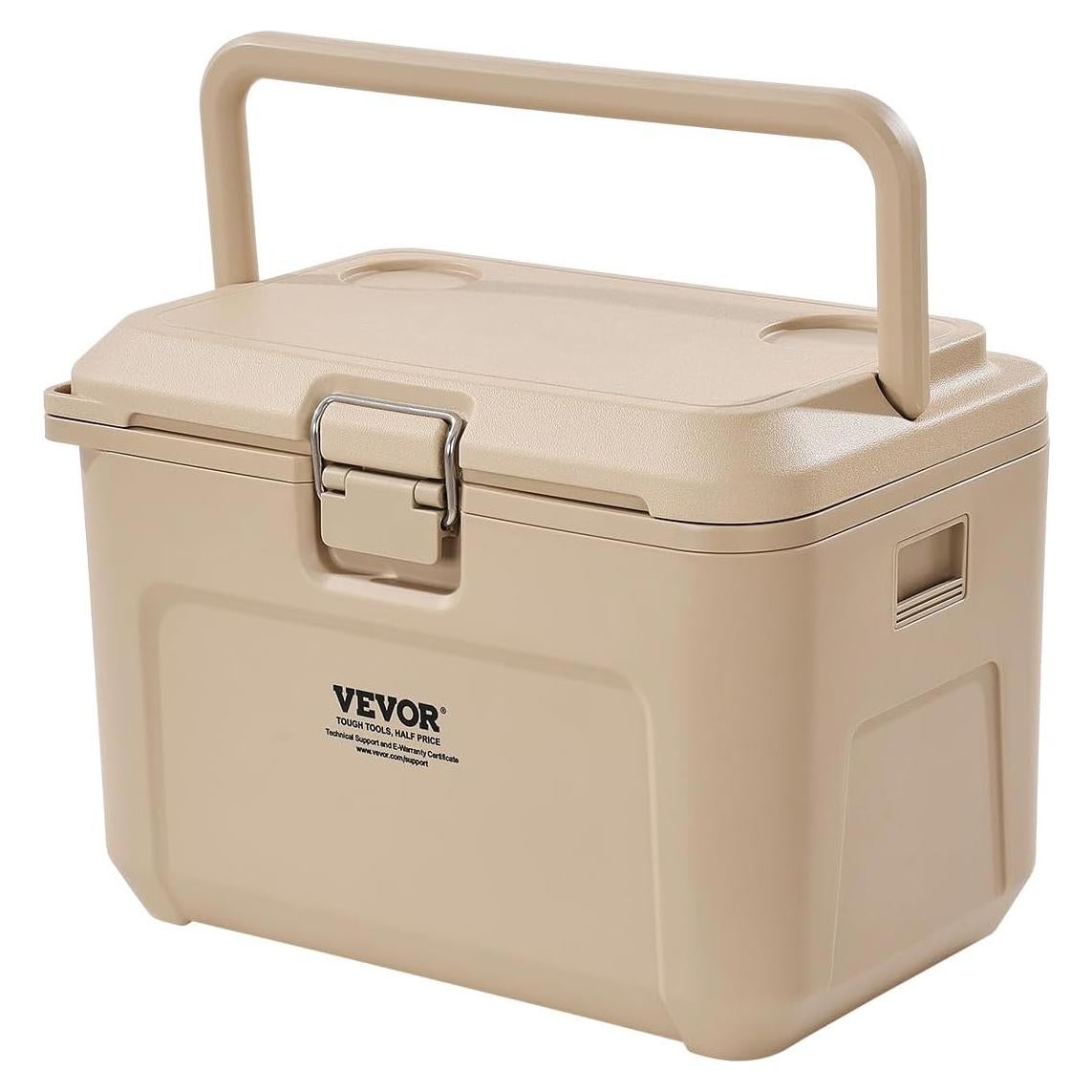 Nevera Portátil VEVOR 8.5QT Gris-Blanco Aislamiento Duradero