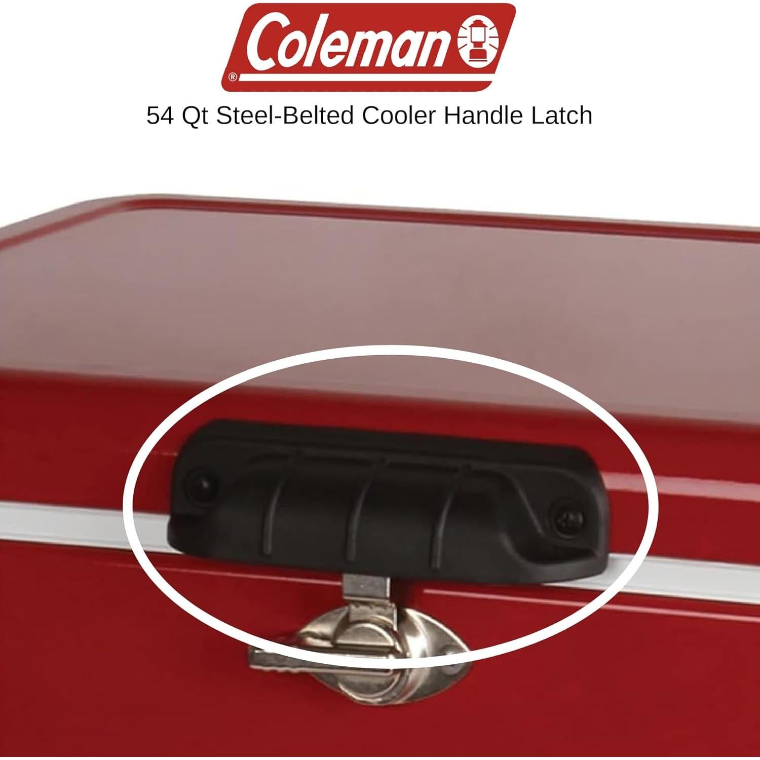 Asa de Repuesto para Cooler de Acero Coleman 54 Qt Negro