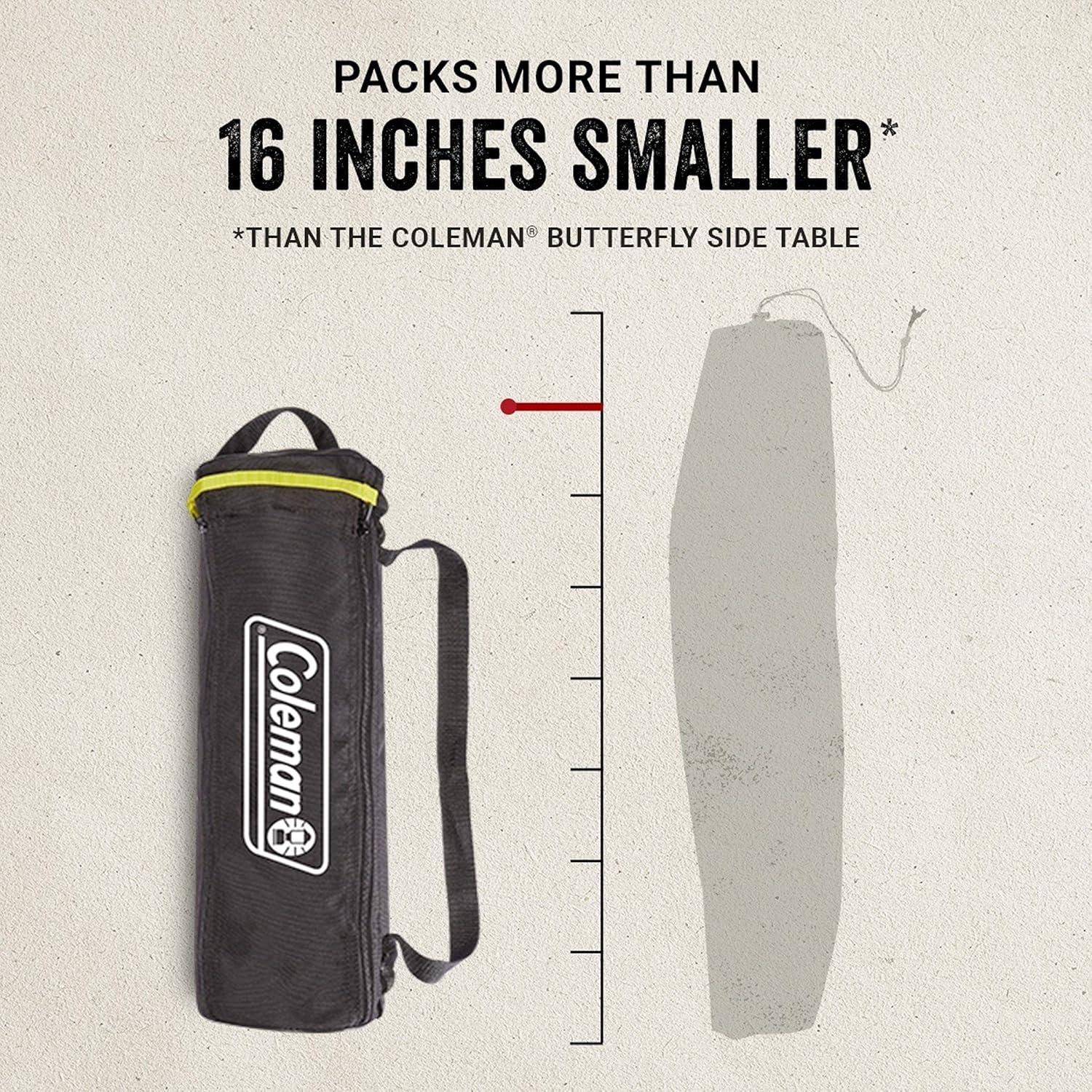 Mesa Lateral Coleman Mantis Compacta con Almacenamiento