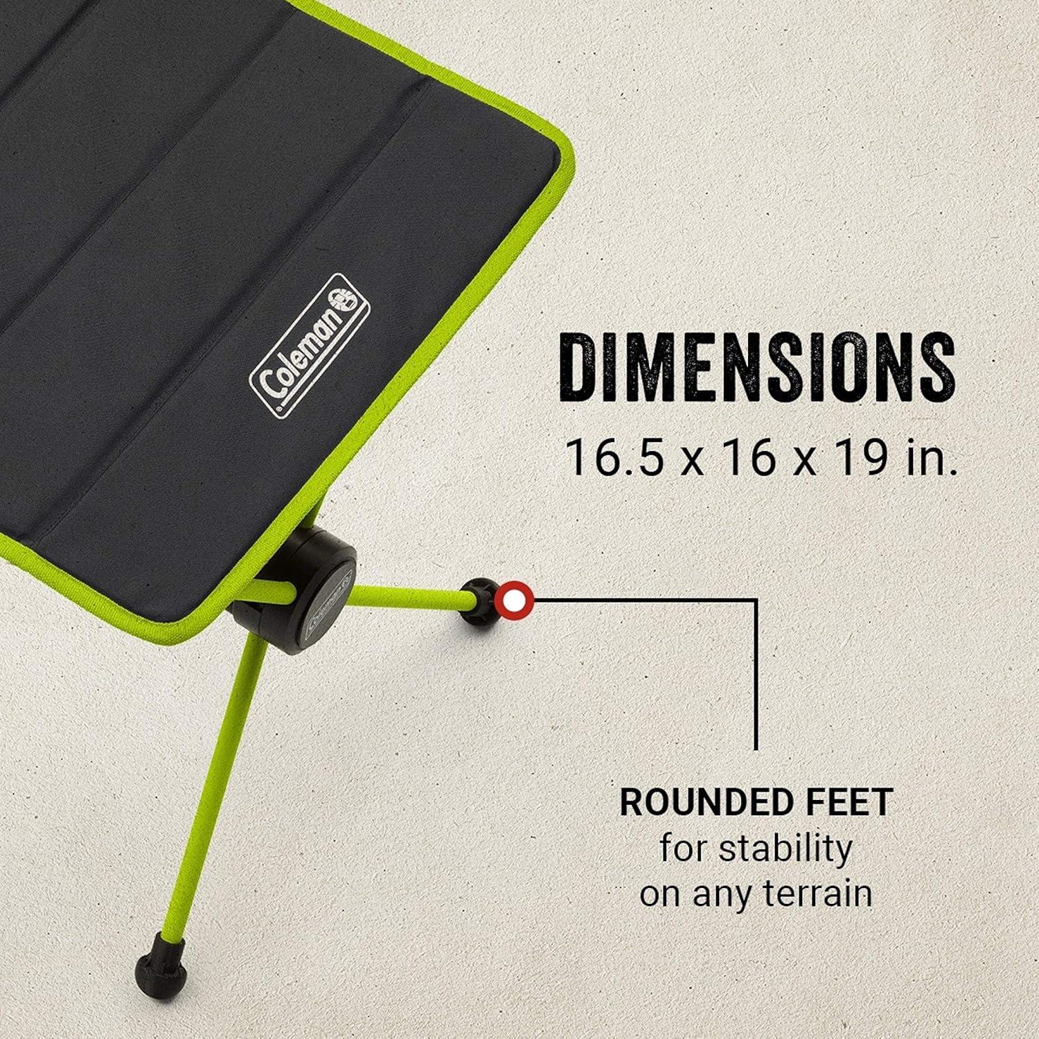 Mesa Lateral Coleman Mantis Compacta con Almacenamiento