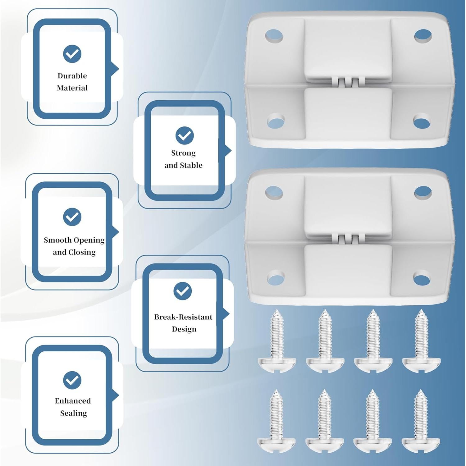 Bisagras de Cooler HQAPR Compatibles con Coleman - Paquete de 2