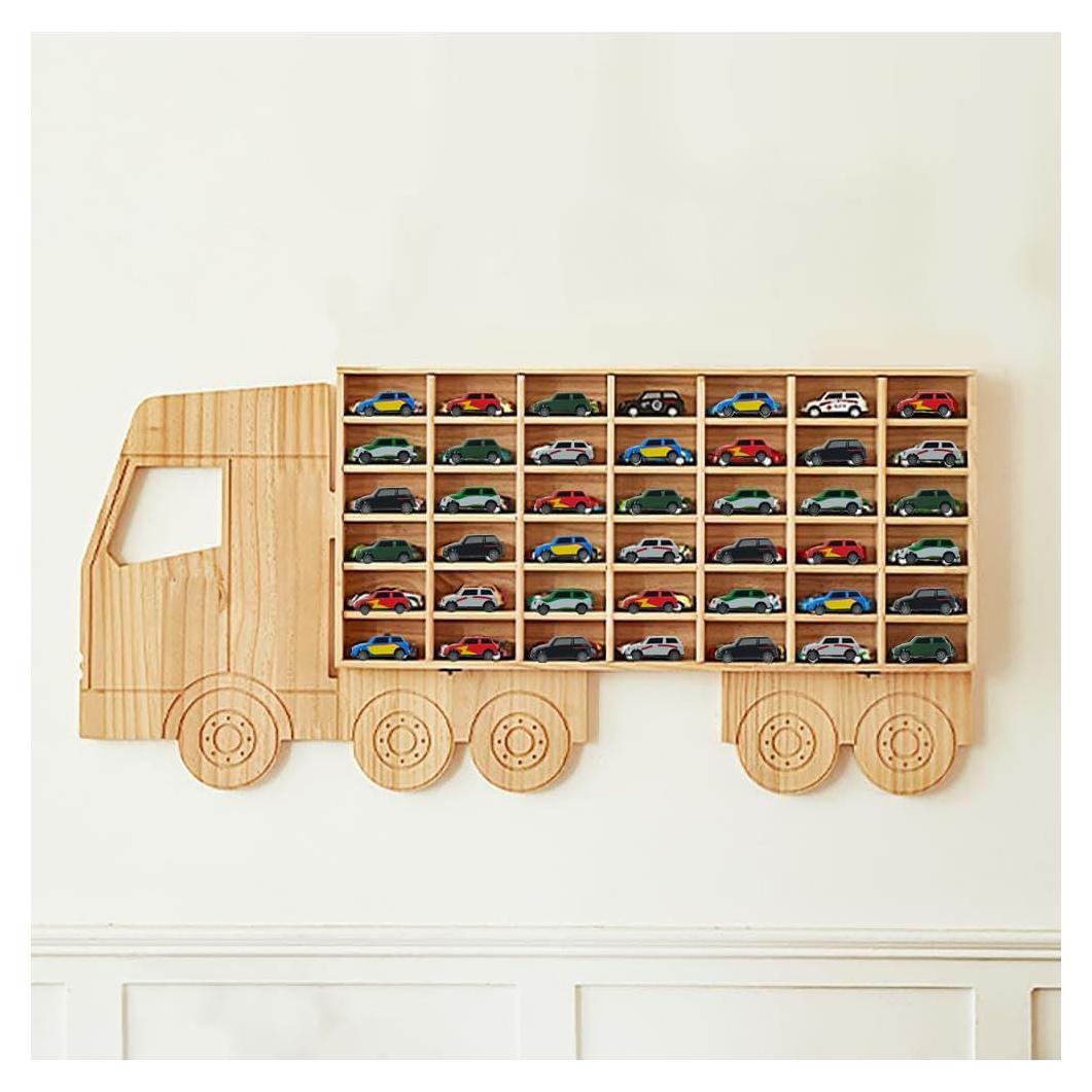 Estante de Juguetes Wasaiggon para 42 Coches 1/64 Madera
