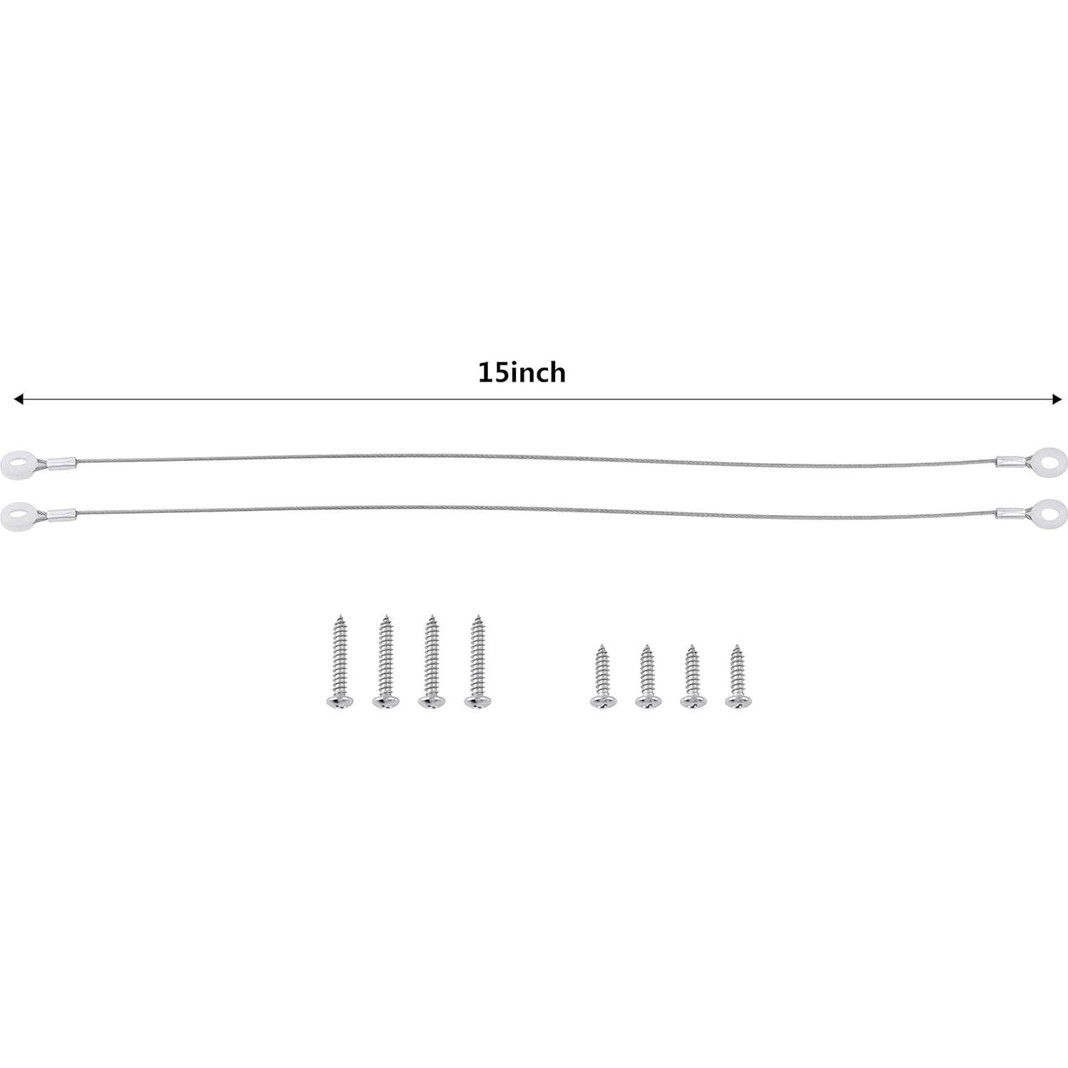 Correas de Tapa de Acero Inoxidable Iparts para Enfriadores - Juego de 2