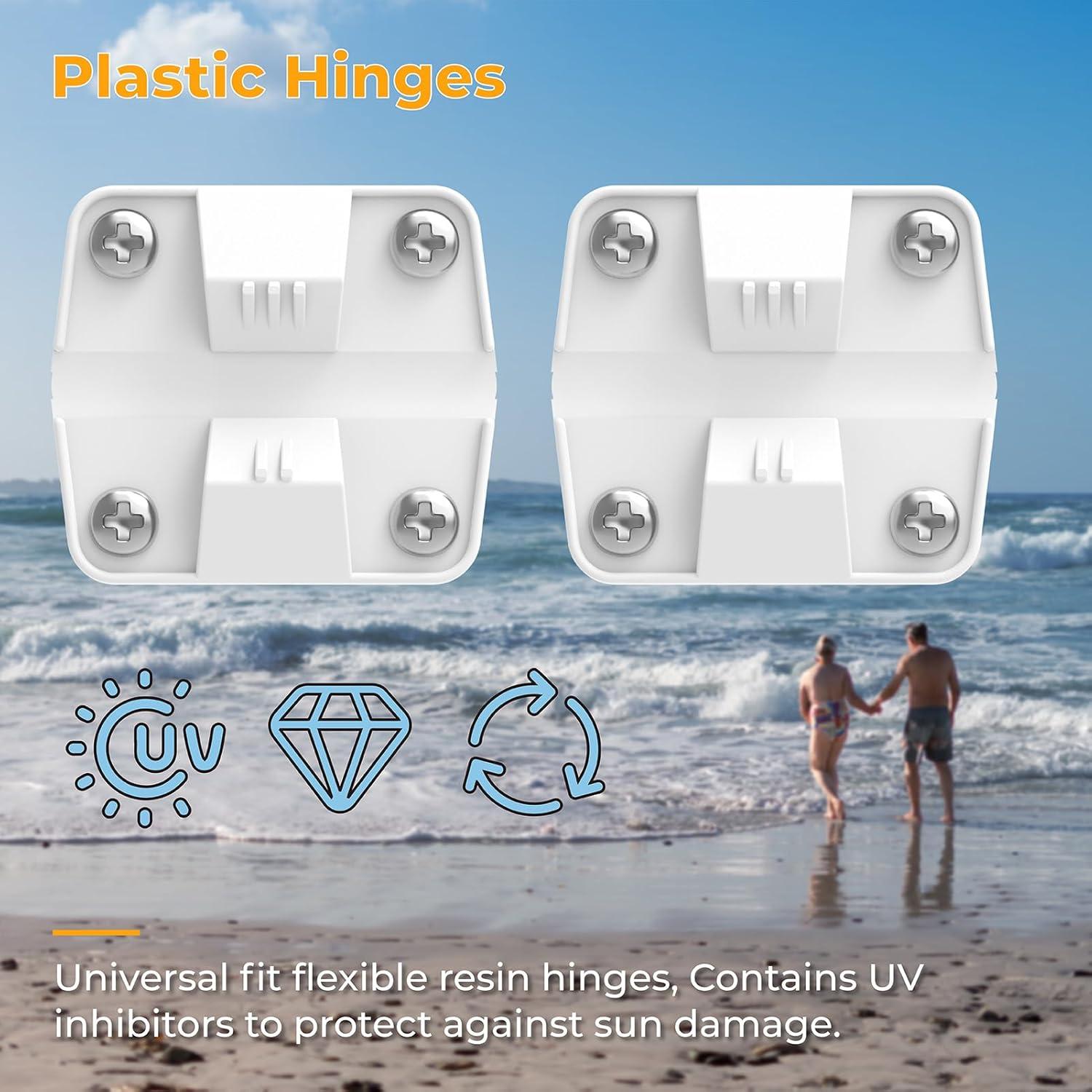 Kit de Reemplazo Cooler Coleman Pokin - Tapón, Bisagras y Tornillos