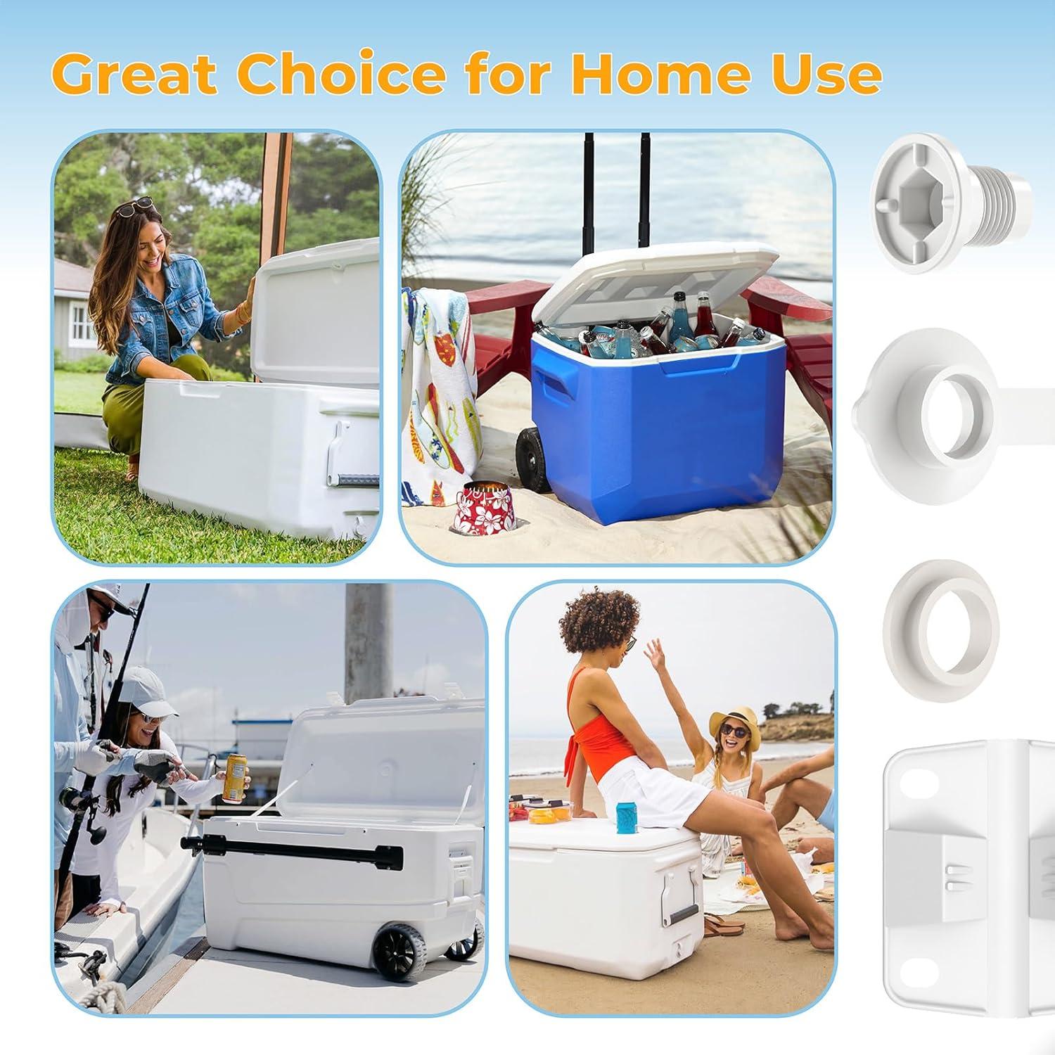 Kit de Reemplazo Cooler Coleman Pokin - Tapón, Bisagras y Tornillos