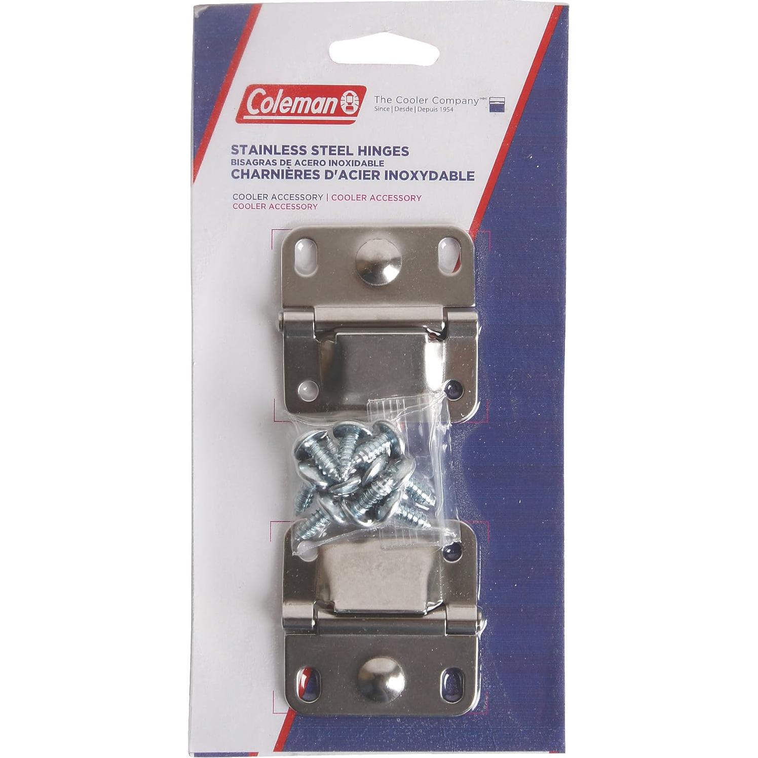 Bisagras de Acero Inoxidable Coleman para Enfriadores - 2 Piezas