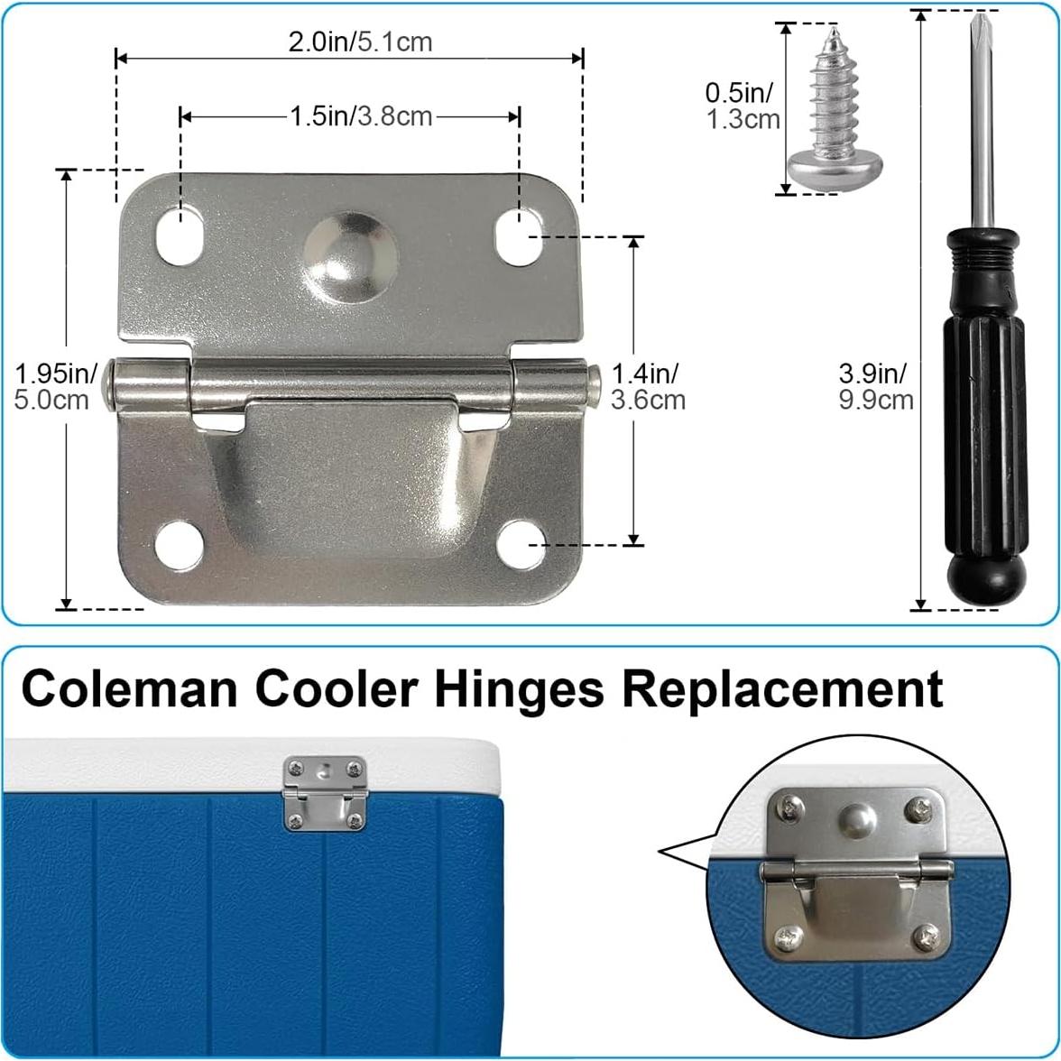 Kit de Bisagras de Acero Inoxidable NZRAQK para Cooler Coleman