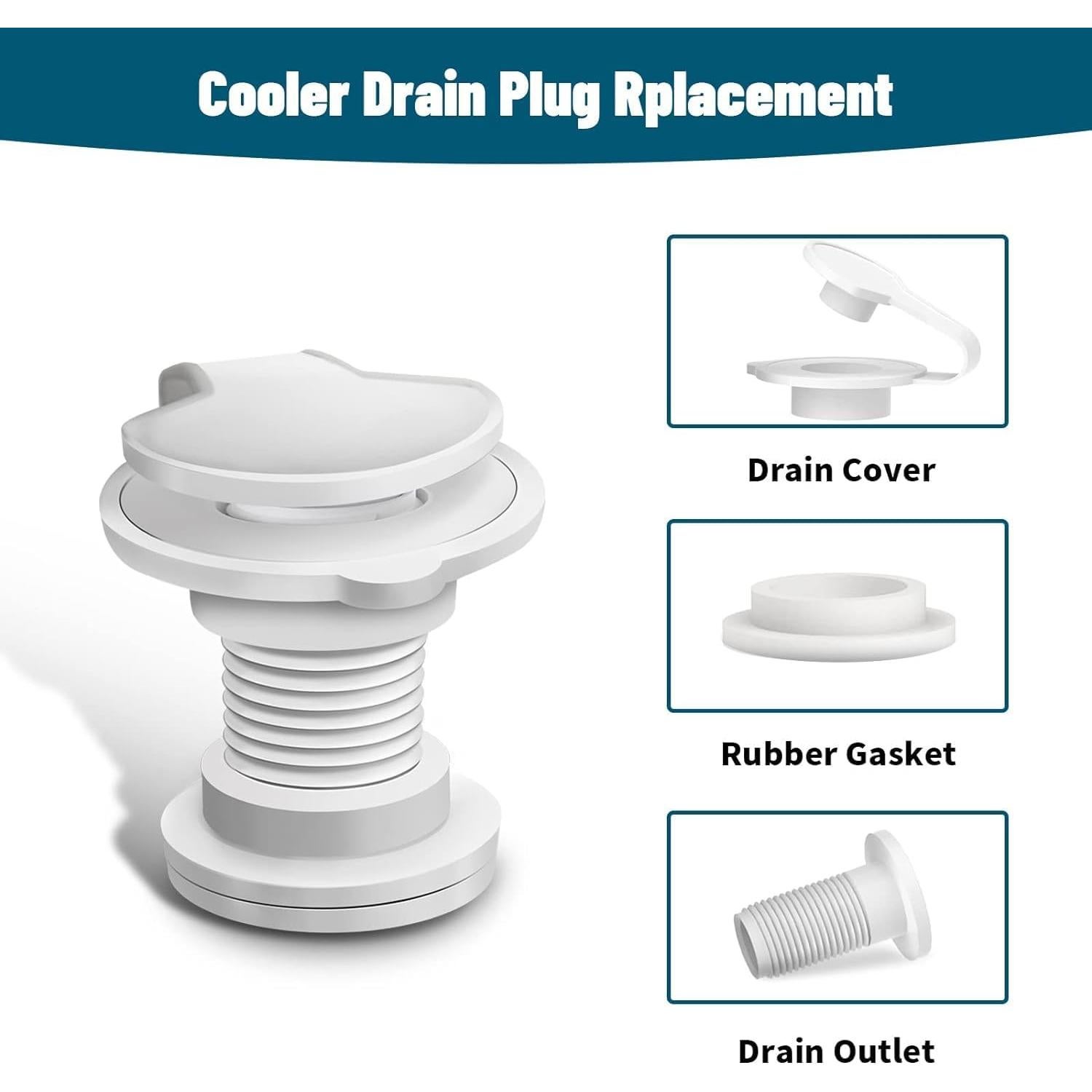 Reemplazo Tapón Drenaje Enfriador Coleman Xtreme 50-82 Qt