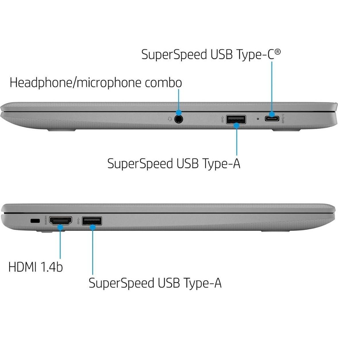 Laptop HP Chromebook 14" Intel Celeron 4GB RAM 64GB eMMC