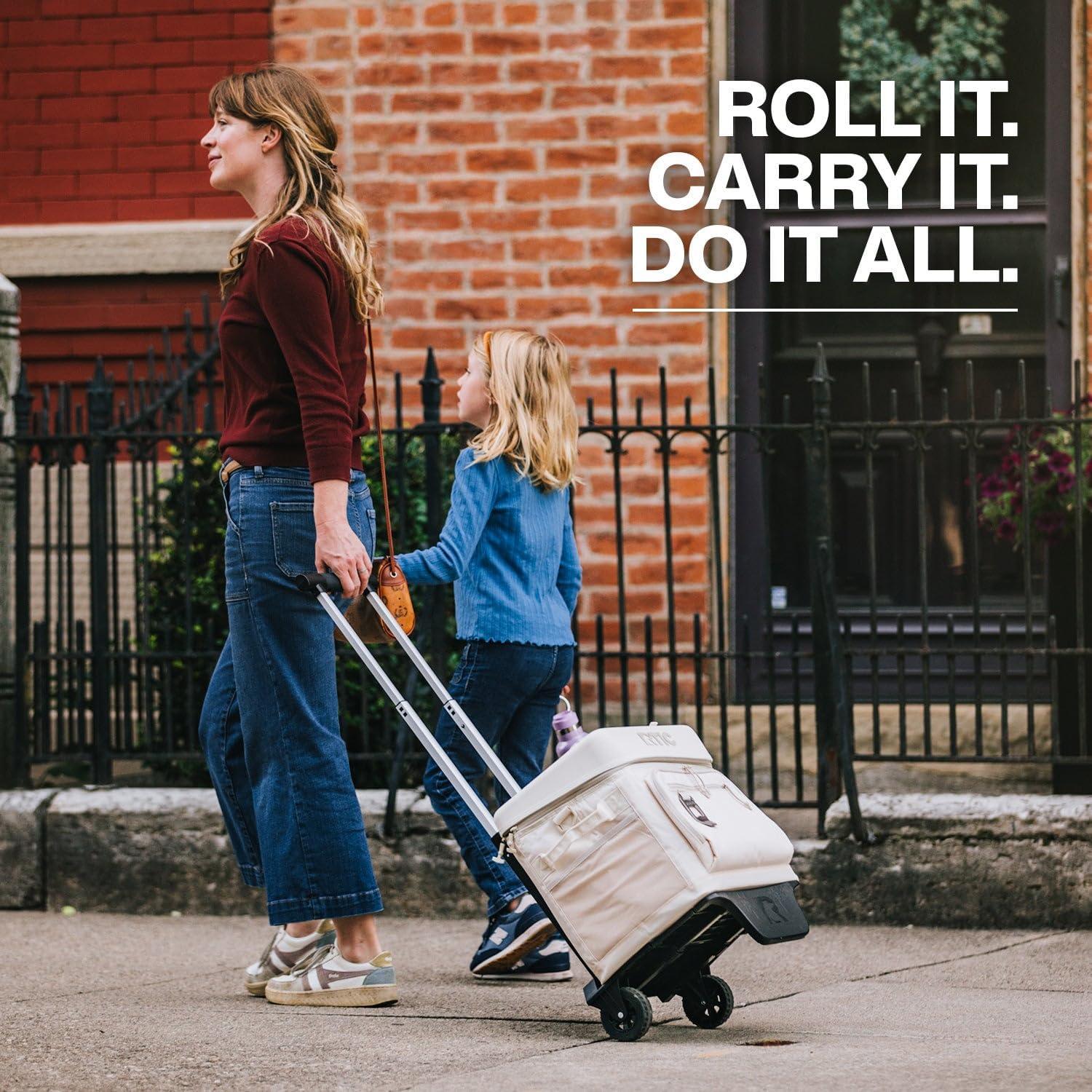 Cooler RTIC 40 Latas con Ruedas y Mango Plegable Marino