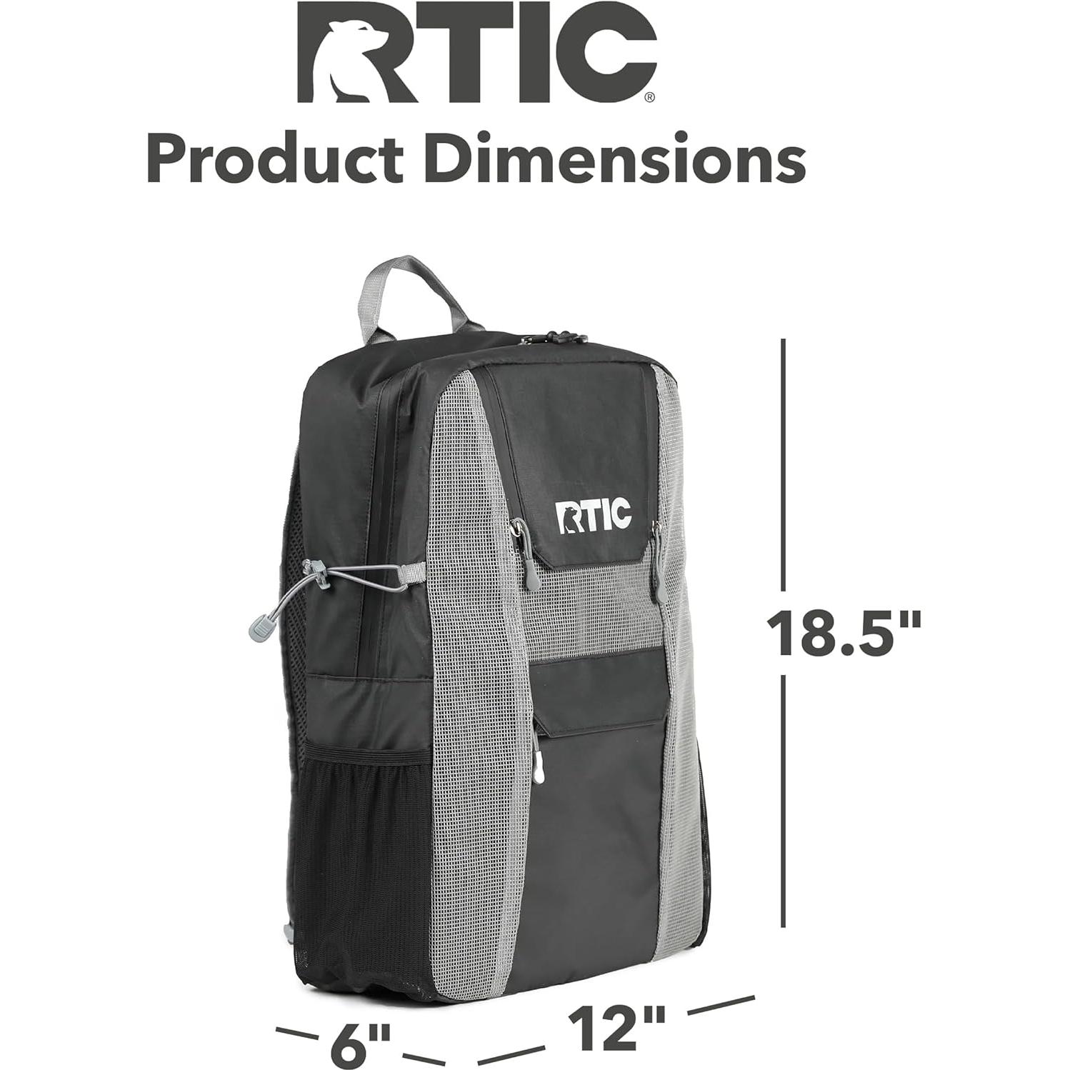 Mochila Enfriadora RTIC Chillout 24 Latas Aislada Negra