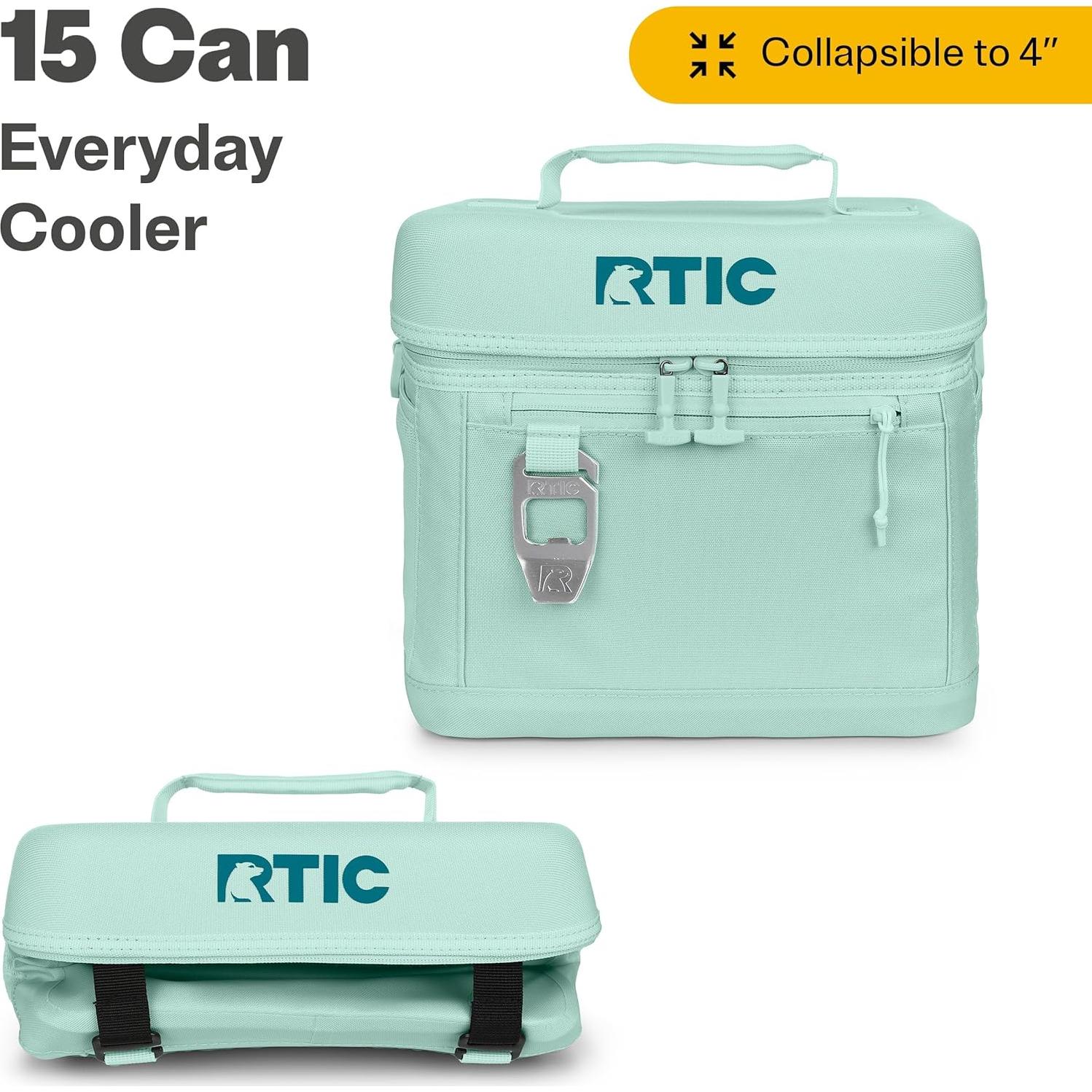 Enfriador Diario RTIC 15 Latas Aislado Portátil Menta Fresca